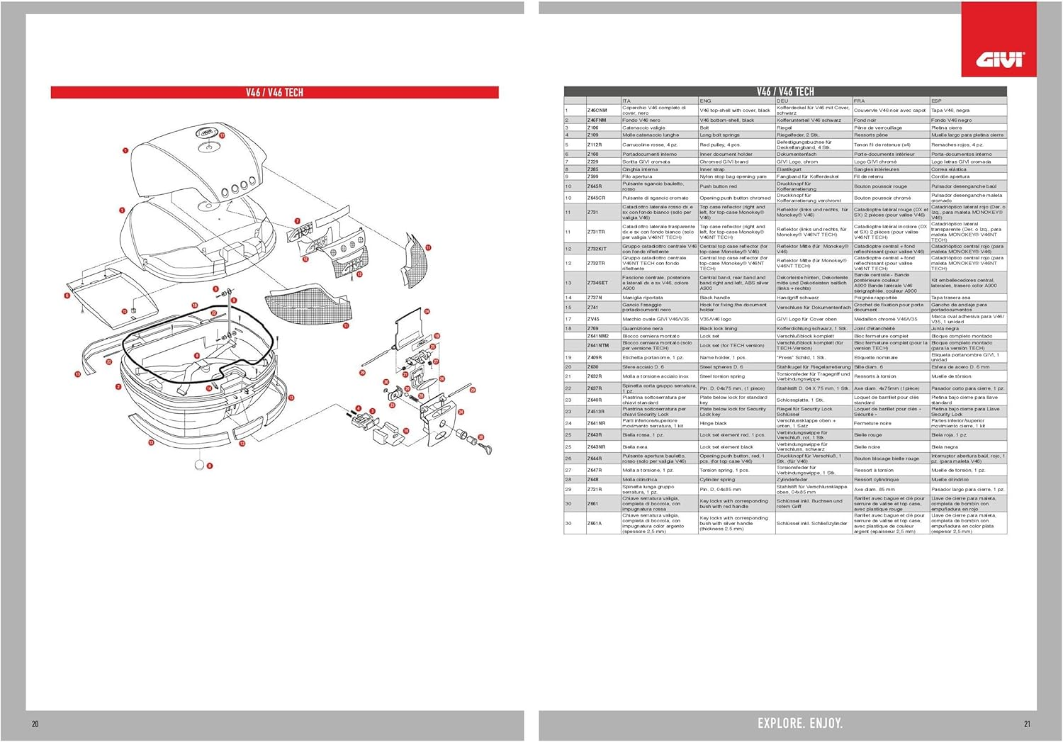 GIVI Z732Kit Reflector