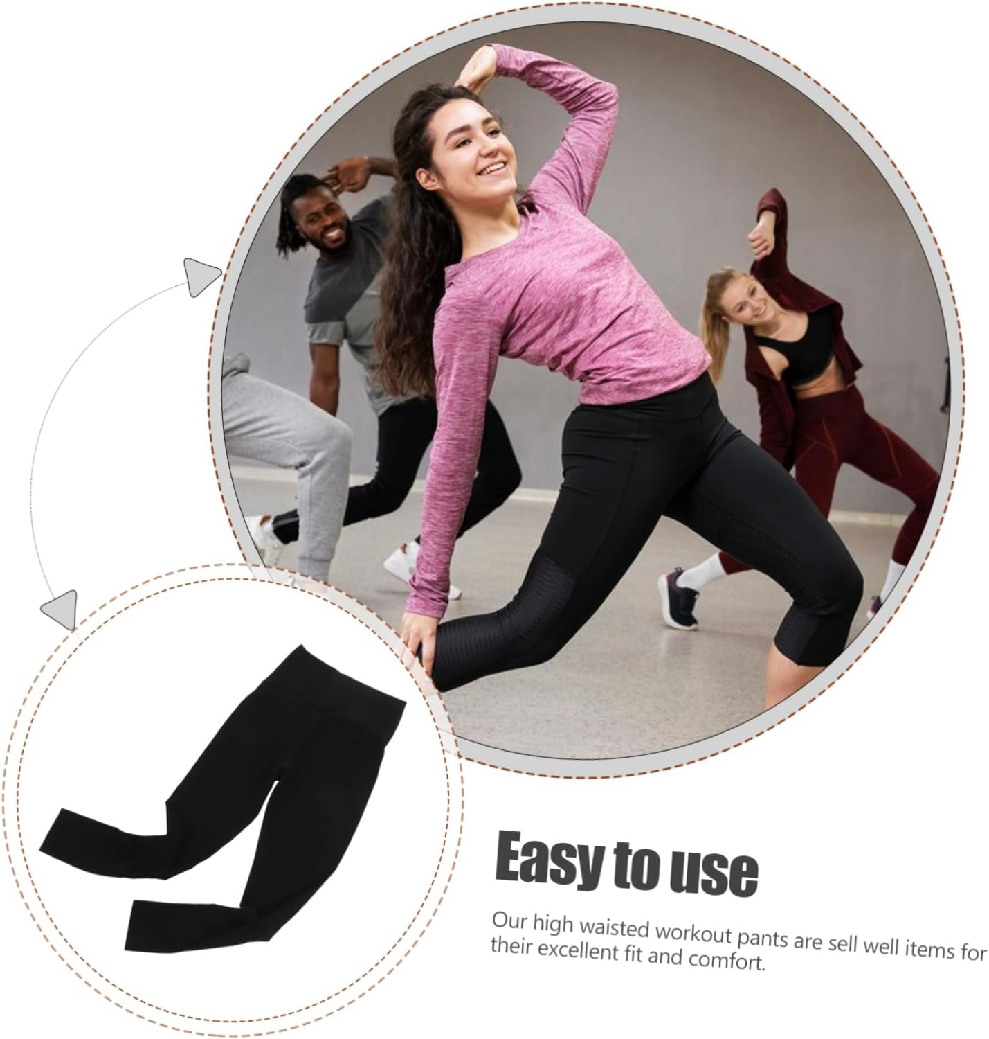 Maternity Legging for Pregnant Women Soft Elastic Leggings Tummy Control for Yoga and Daily Wear Washable and Comfortable image number 1