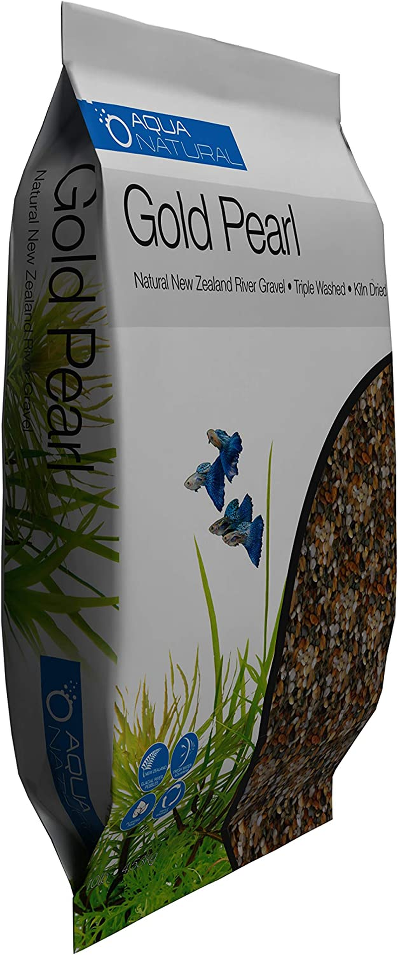 Gold Pearl 10Lb Gravel Substrate for Aquariums, Terrariums and Vivariums, 2-4Mm image number 3