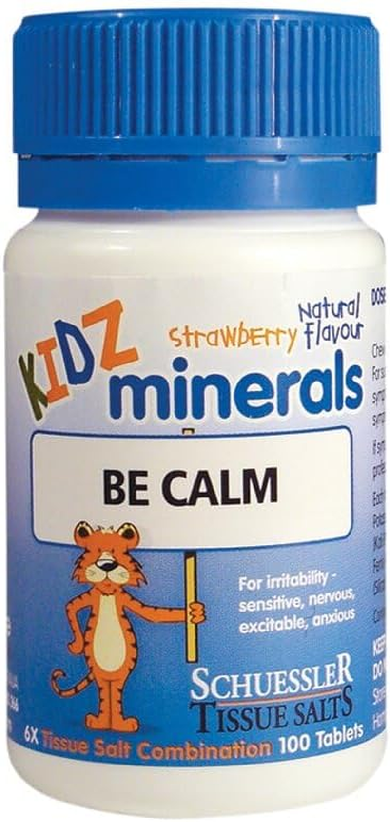 Schuessler Tissue Salts 100 Tablets - Be Calm - KIDZ Minerals
