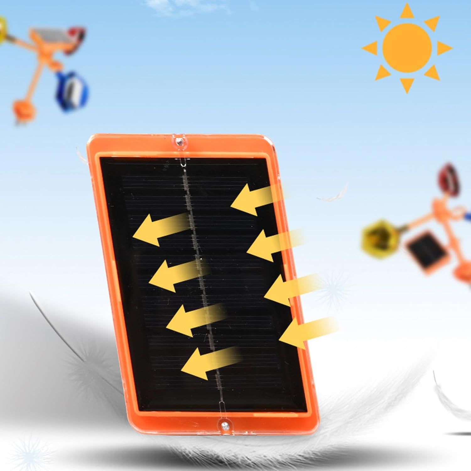 Solar-Powered Voice Bird Deterrent Device with 3 Pieces 360&deg; Wide-Range Reflective Rotating Prisms Cups, 2-In-1 Audio Signals to Scare Birds + Wind-Powered Rotation Mirrors for Outdoor Garden Yard