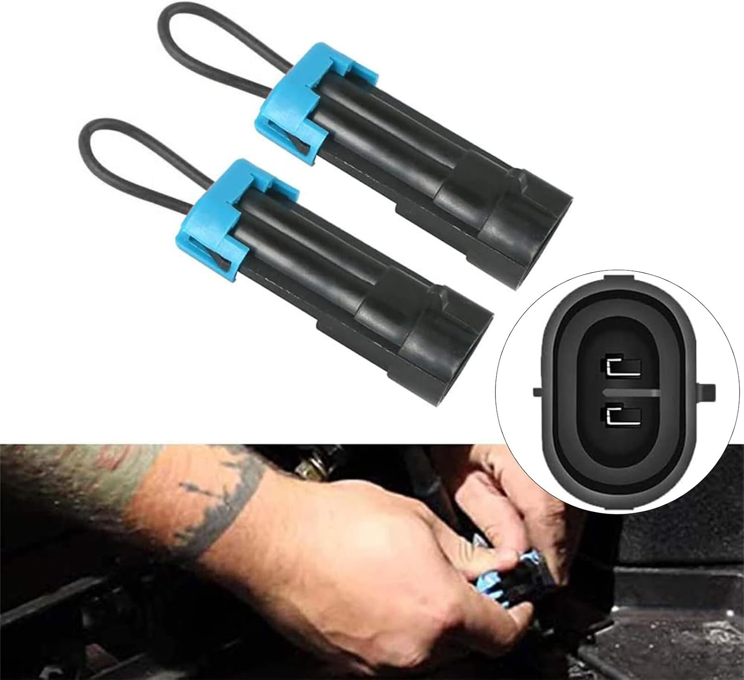 2-Pack Seat Belt Bypass for Polaris RZR RS1 Ranger 570-1000 XP General Harness Override for Can-Am Defender Commander 1000 Maverick X3 Accessories image number 5