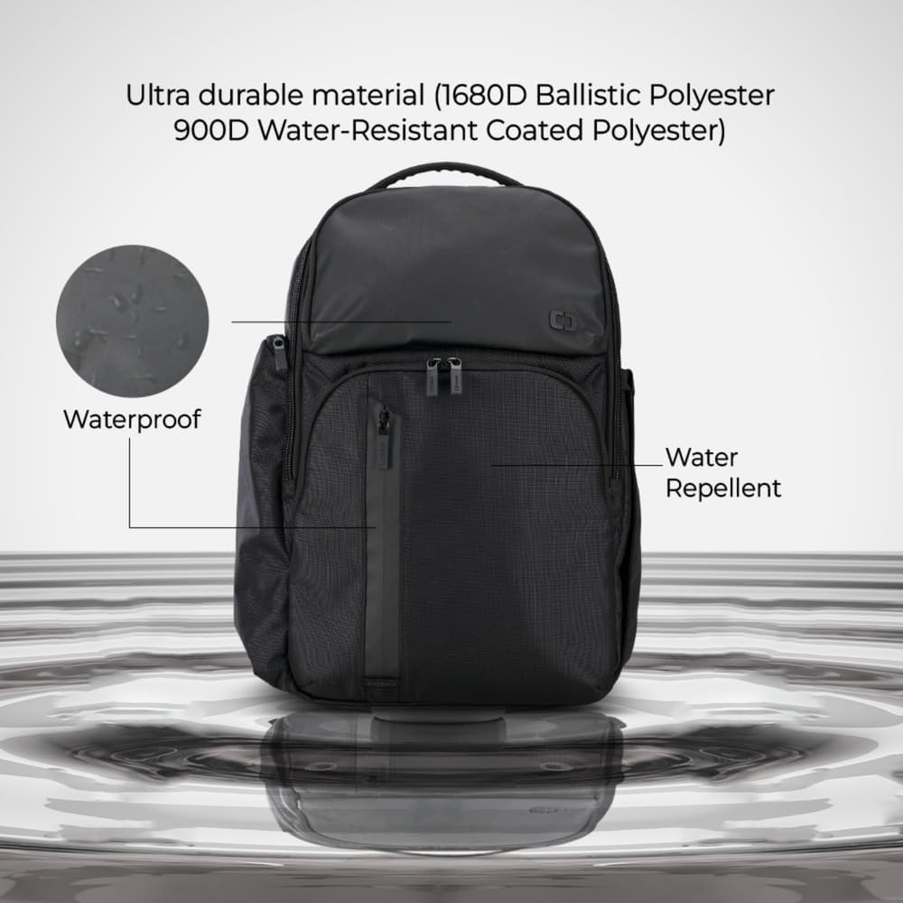 OGIO Pace Pro Backpack (Laptop Sleeve, Durable, Water Resistant, Multi-Pocket)