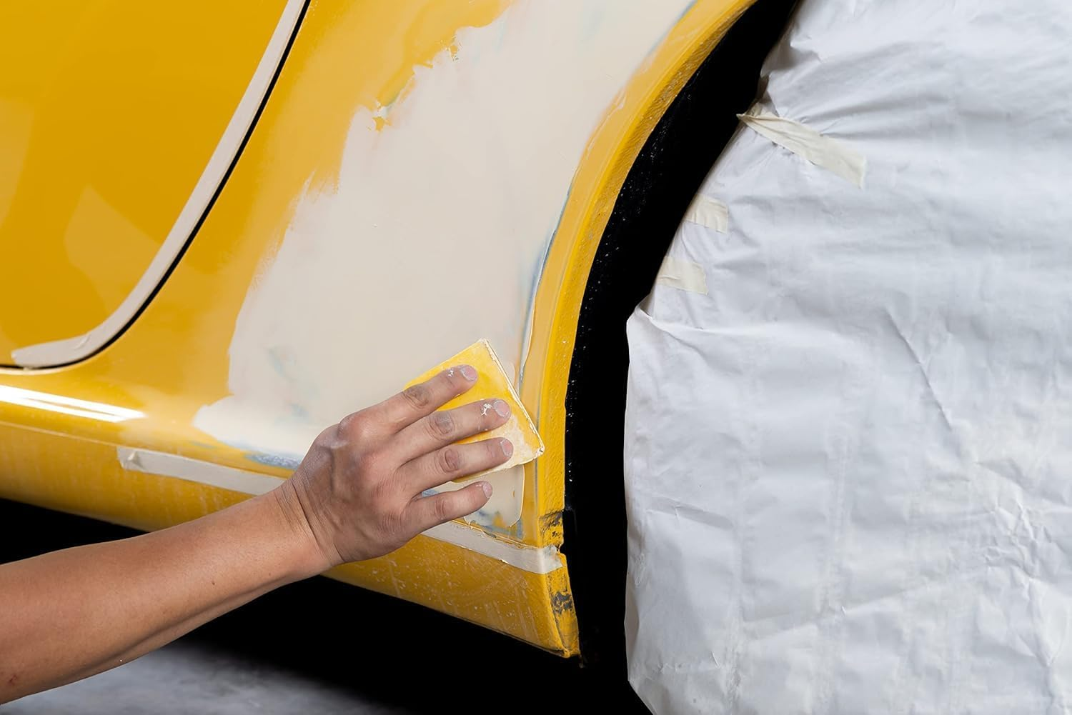 3Pcs Auto Body Filler Spreader Set Reusable Automotive Paint Applicator Tools Car Body Repair Kit with Soft Handle for Filler Putty Application Scratch Resistant Easy Clean Spreaders image number 1