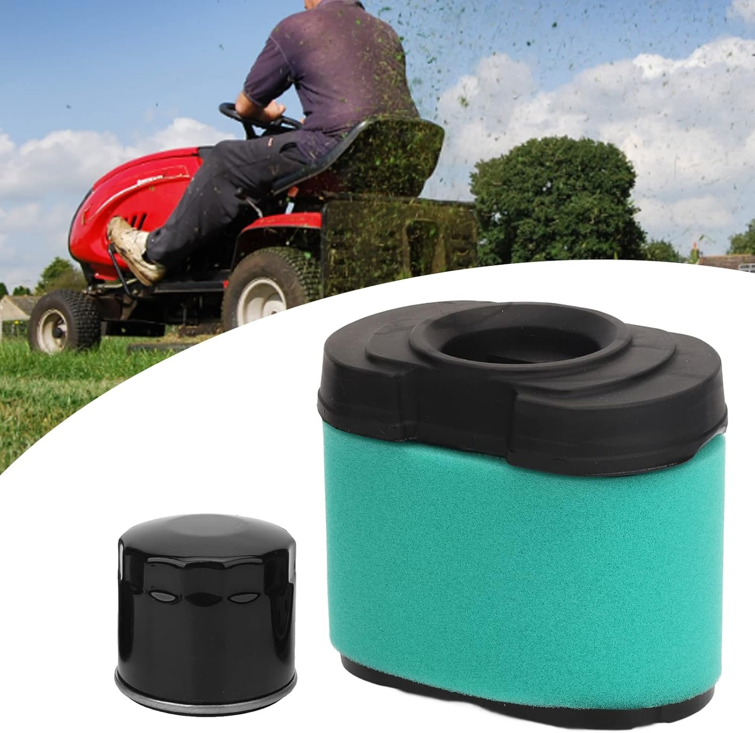 Air Filter Maintenance Kit,Reliable Practical Air Filter Repair Kit,Easy to Install Repair,For Craftsman YT4000 Lawn Mower 792105 image number 2