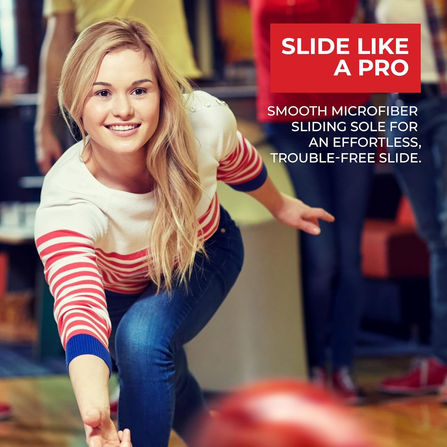 BSI Women'S Revival Dial Shoe - Lightweight Bowling Shoes with Enhanced Comfort & Support, Black/Pink image number 2