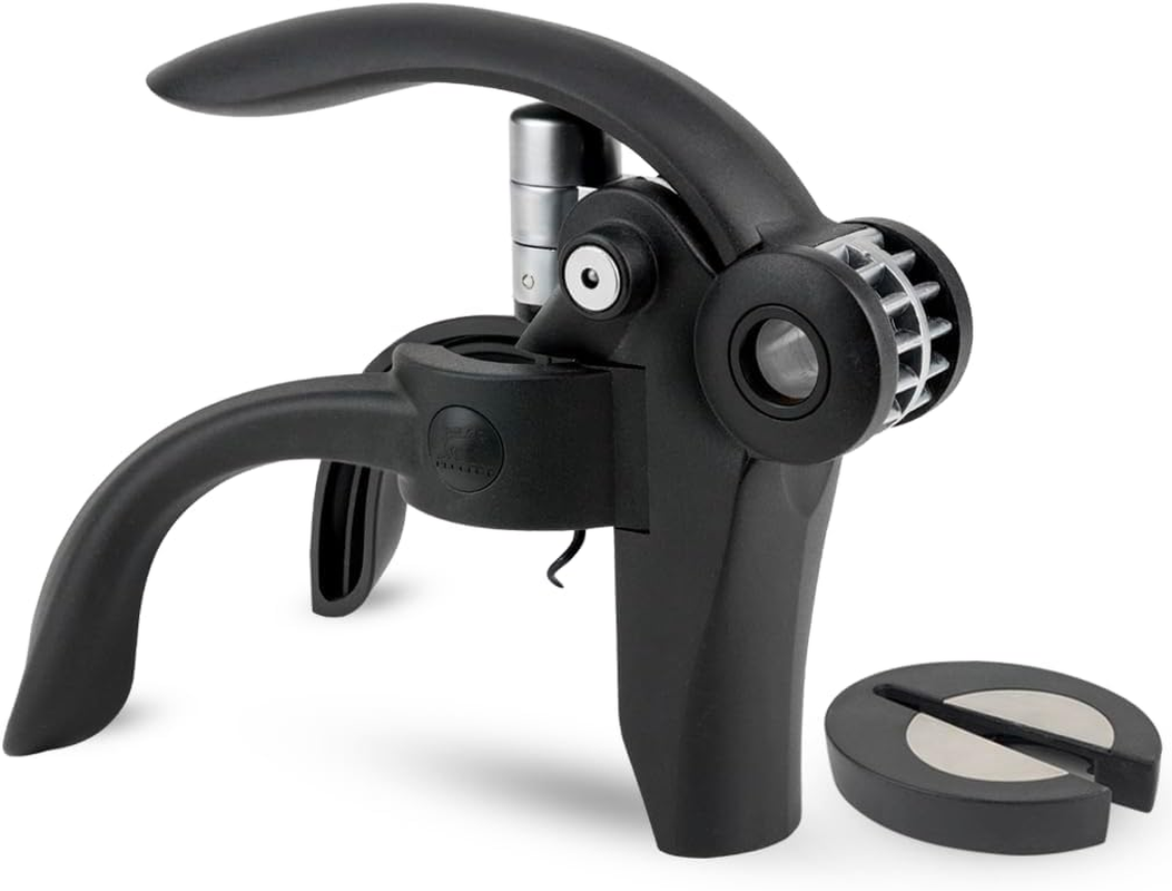 Peugeot Clavelin Sommelier Corkscrew, 14 Cm Size, Black/Steel