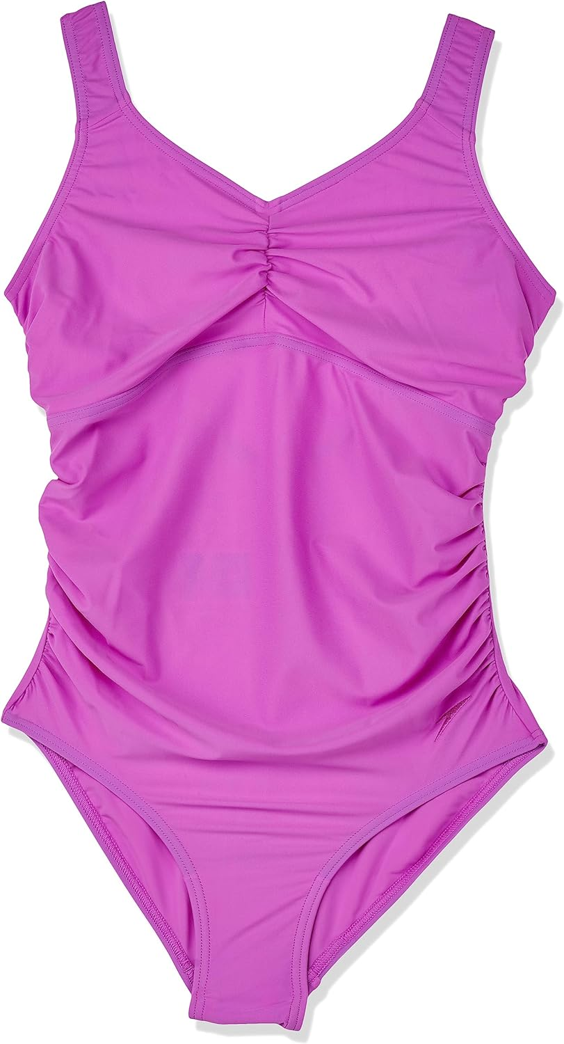 Speedo Women'S Essential U-Back Maternity One Piece Swimsuit image number 1