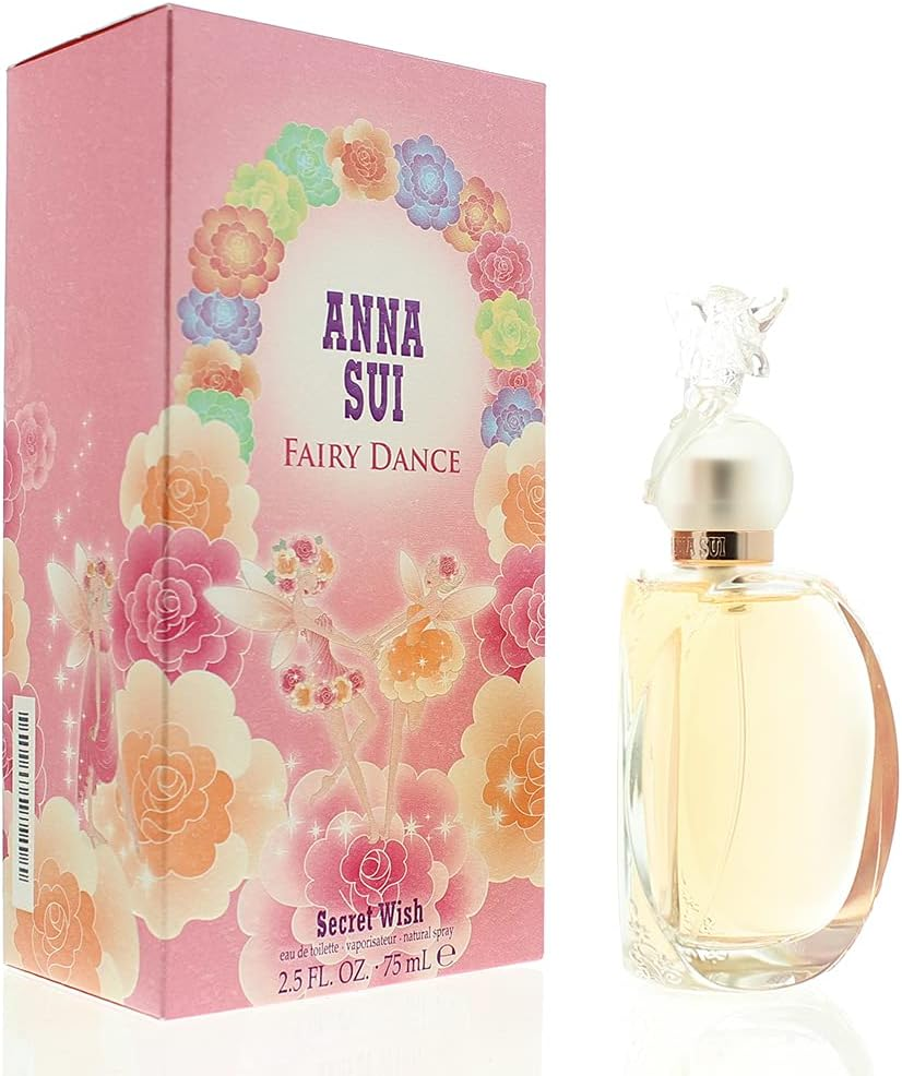 Anna Sui Fairy Dance Eau De Toilette Spray for Women, Secret Wish, 75Ml