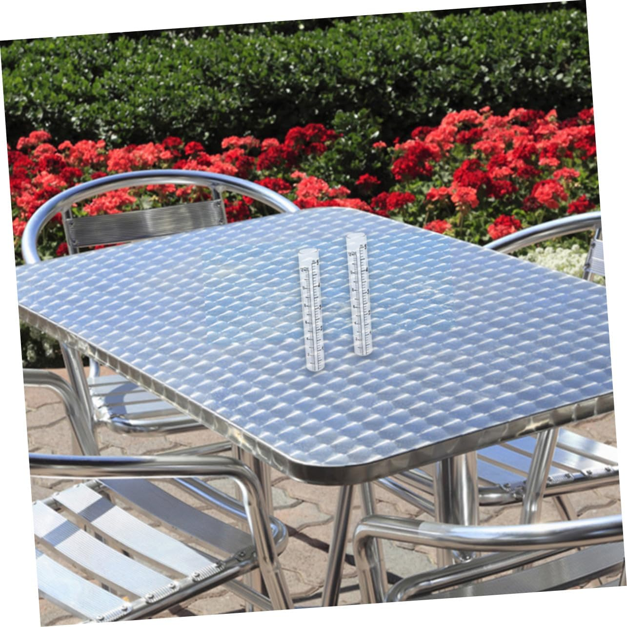 Gatuida 3Pcs Transparent Rain Gauge Replacement Tubes for Accurate Outdoor Rainfall Measurement Easy Quick Installation for Garden Lawn Visible Water Level Tube image number 6