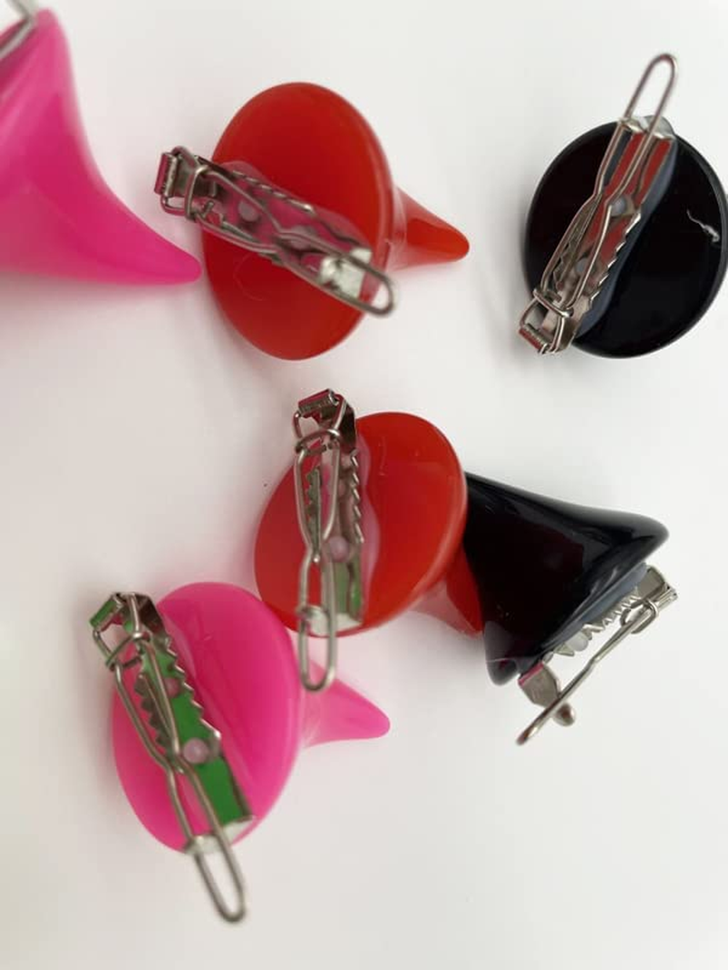 Halloween Horns Devil Horn Clips for Hair Barettes Hairpins Devil Horns Clip on Halloween Costumes for Women Girls Colorful Devil Halloween Hair Accessories for Women image number 4