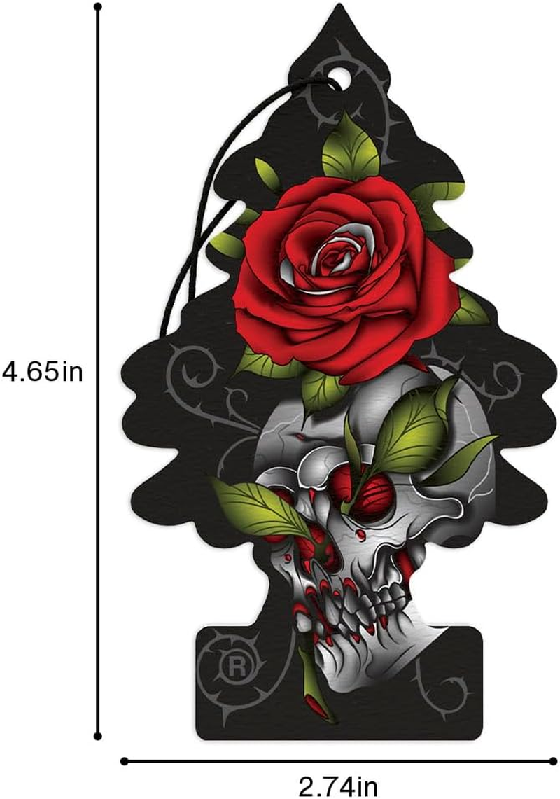 Little Trees Air Fresheners Car Air Freshener. Hanging Tree Provides Long Lasting Scent for Auto or Home. Rose Thorn, 24 Air Fresheners image number 6