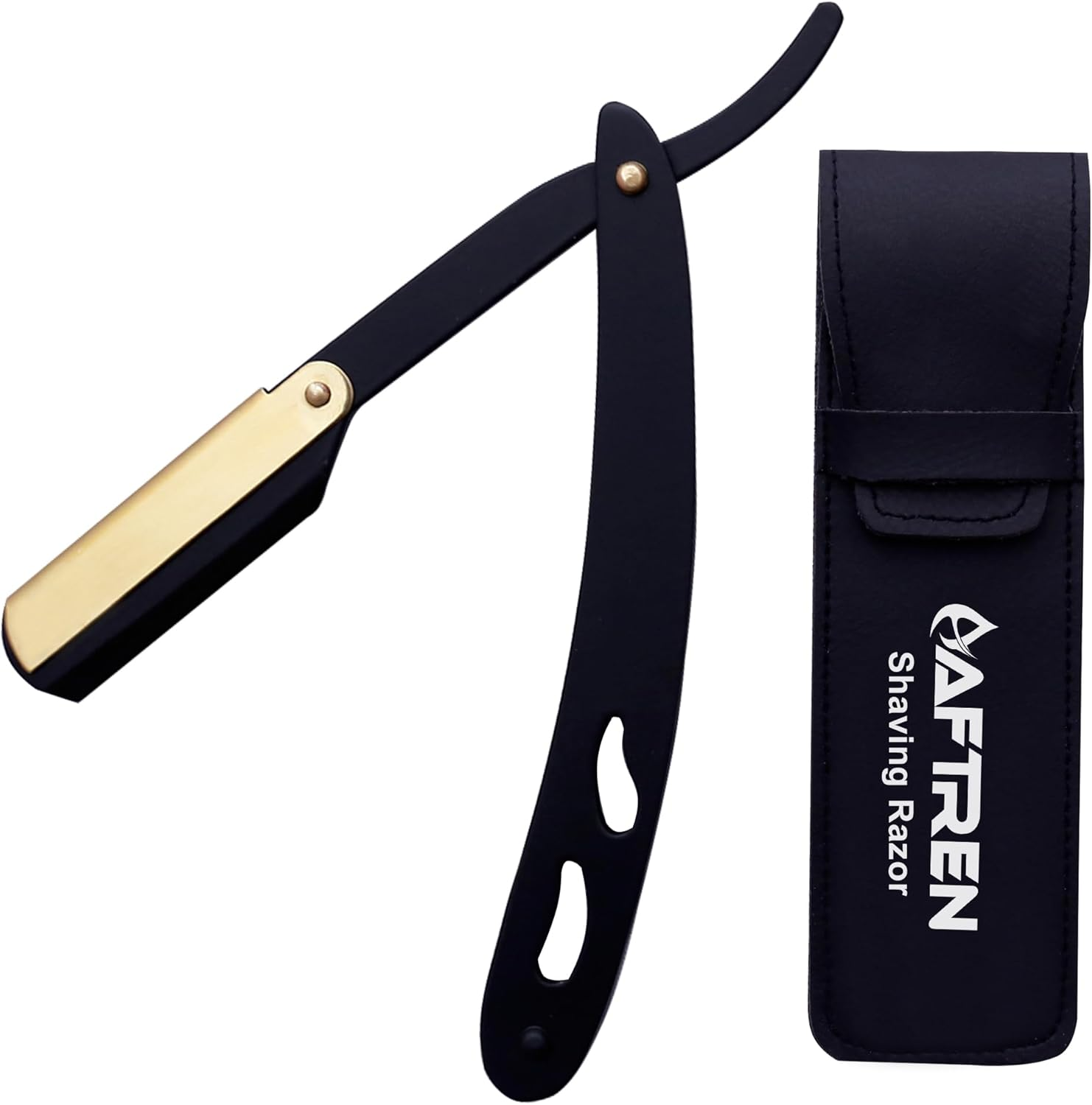 AFTREN Professional Stainless Steel Eyebrow Tweezers Set, Best Precision Tweezers for Eyebrow Plucking, Facial Hair and Blackheads Ingrown Hair Remover (Black)