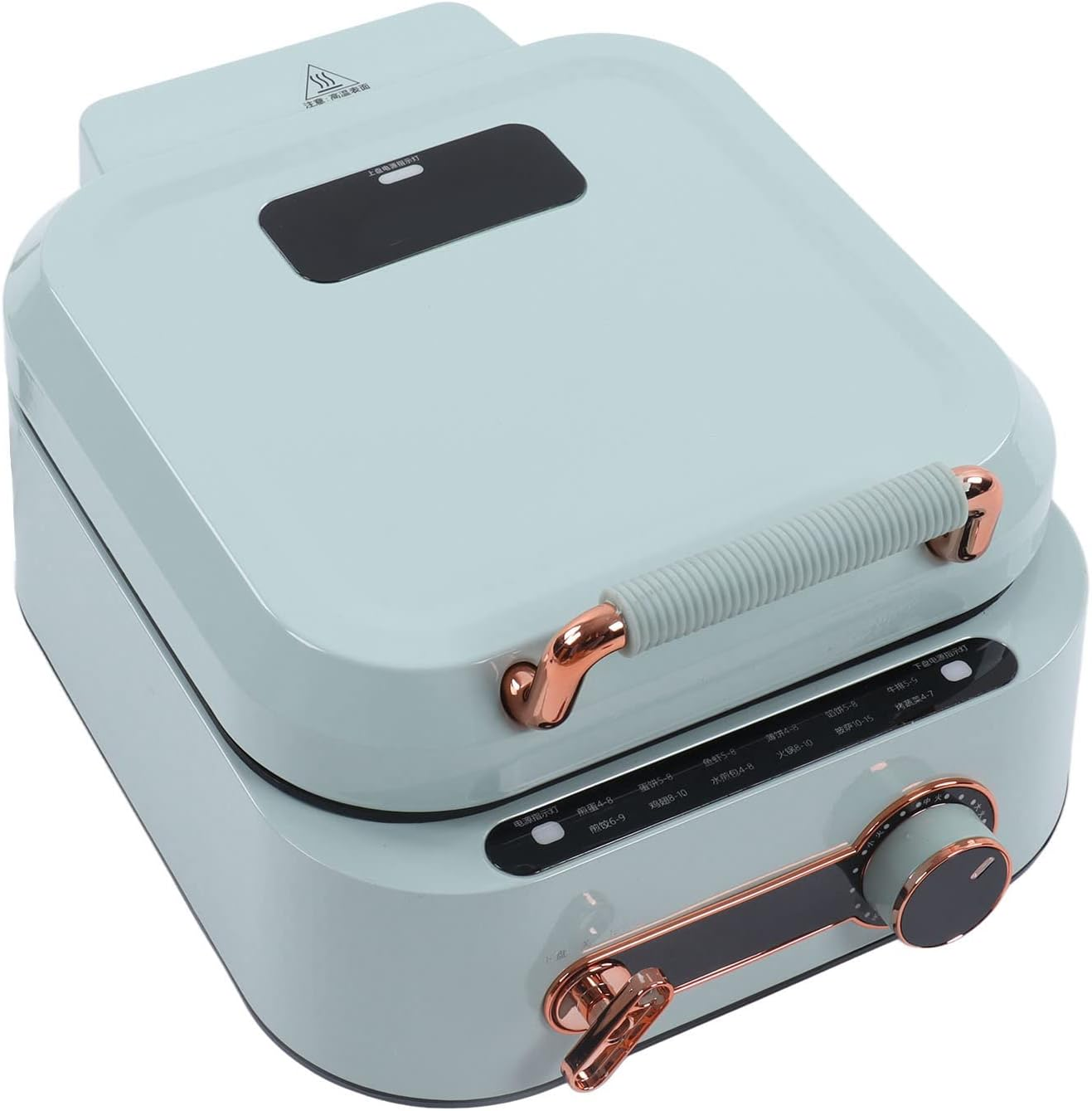 Indoor Grill, 70Mm Depth Electric Griddler 1800W 3L Capacity Adjustable Temperature for Fry Roast for Hot Pot image number 1