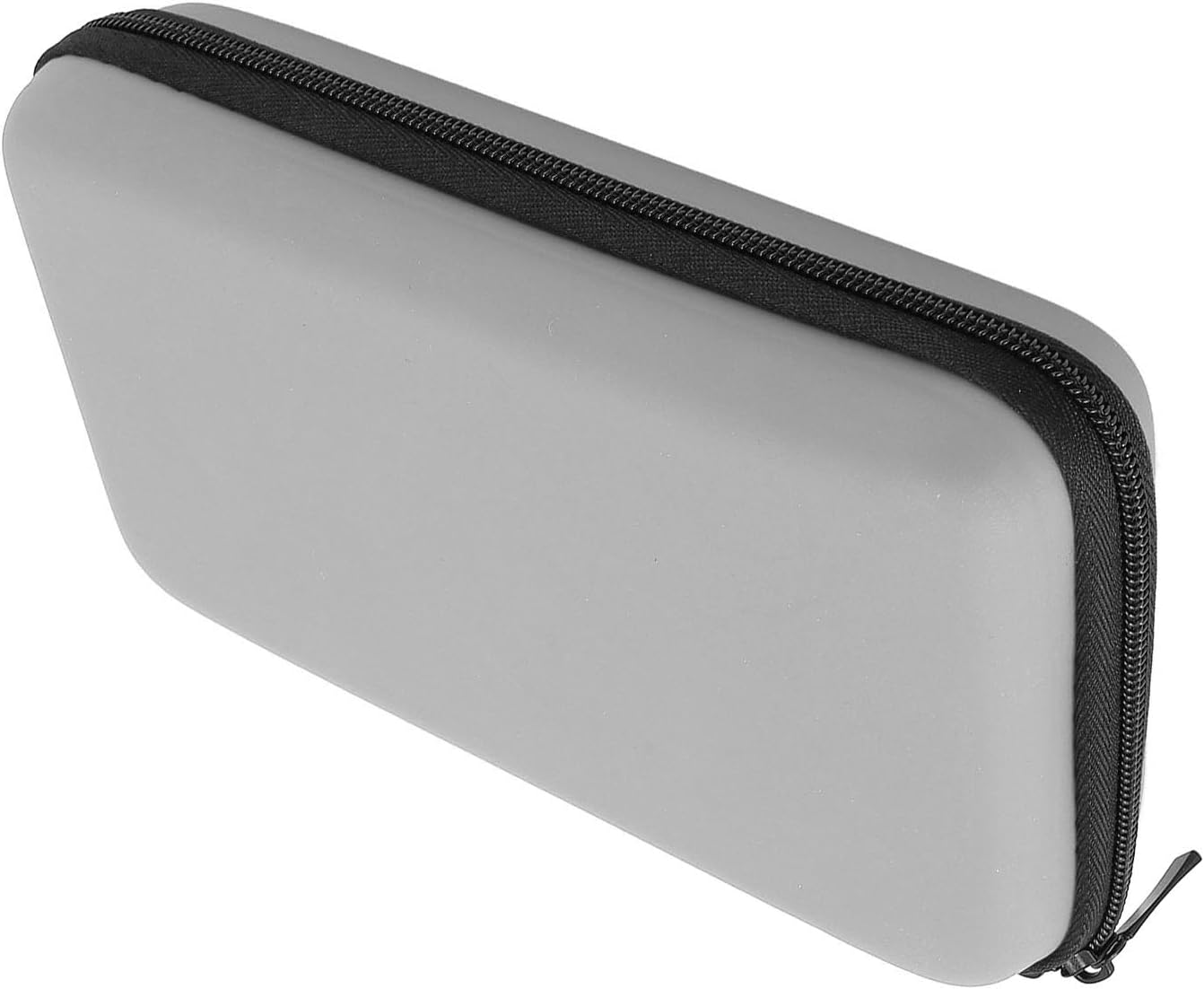 Carrying Case for 3DS, for New 3DS XL, for New 2DS XL, Portable Hard Shell Pouch Carrying Travel Game Bag (Silver) - Red image number 2