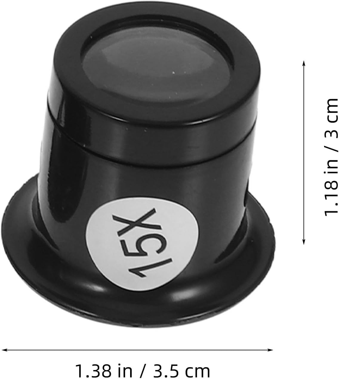 Garneck 1Set Jewelry Magnifying Loupe Headband Tool for Watch Repair Portable Magnifying Glass with Removable Steel Wire Straps for Precision Work for Inspecting Watches and Delicate Components image number 3