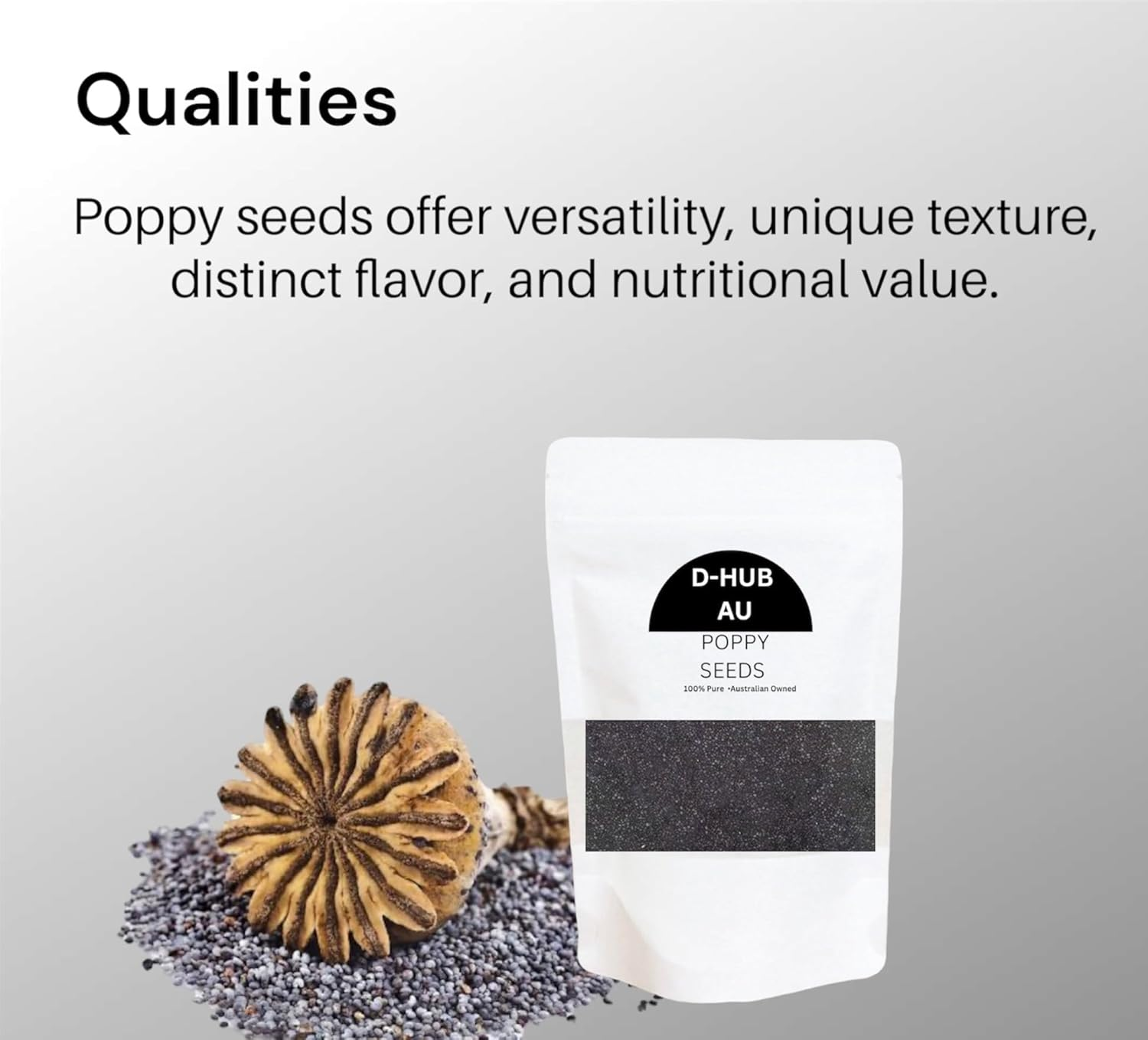 2Kg Poppy Seeds Ideal for Culinary Delights Baking, Cooking, Seasoning & Tea I 100% Natural Hungarian Fresh Crop Dark Blue (Papaver Somniferum from Hungary) image number 6