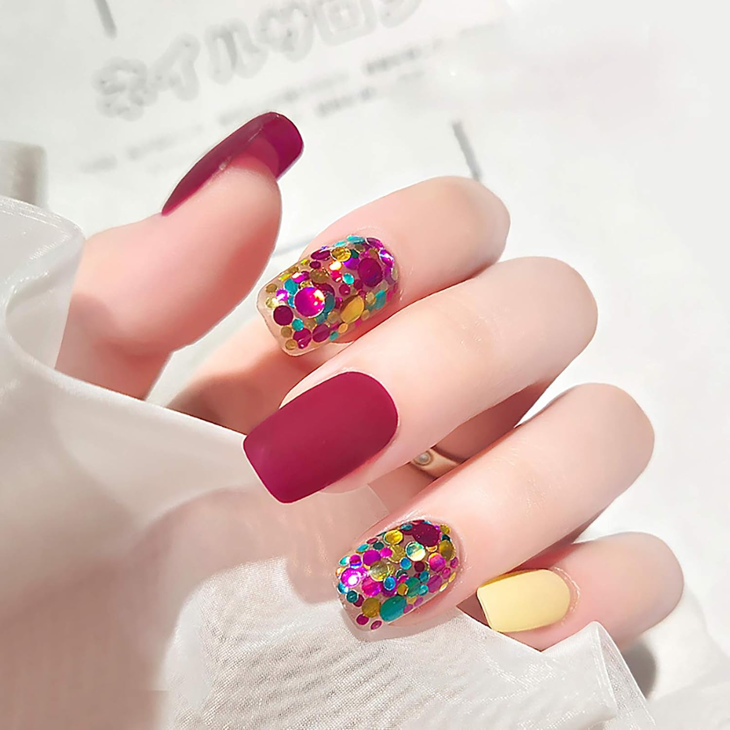 1 Big Box Super Shine Nail Sequins Nail Accessories Nail Glitter Decoration image number 4