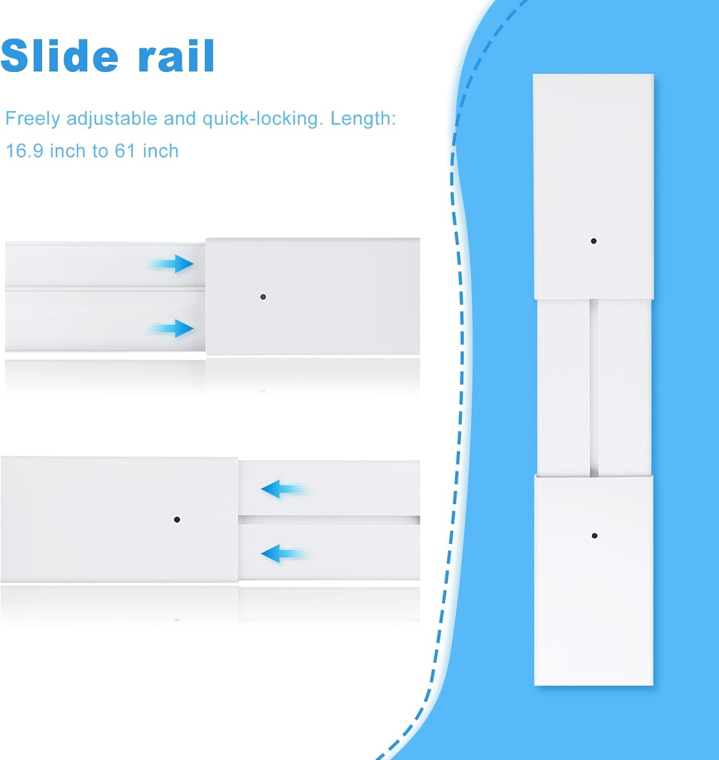 Portable Air Conditioner Window Kit, with Universal Mounting Window Gasket Air Conditioning Window Ventilation Kit for Vertical/Horizontal Sliding Window up to 13Cm Outlet Hose image number 2