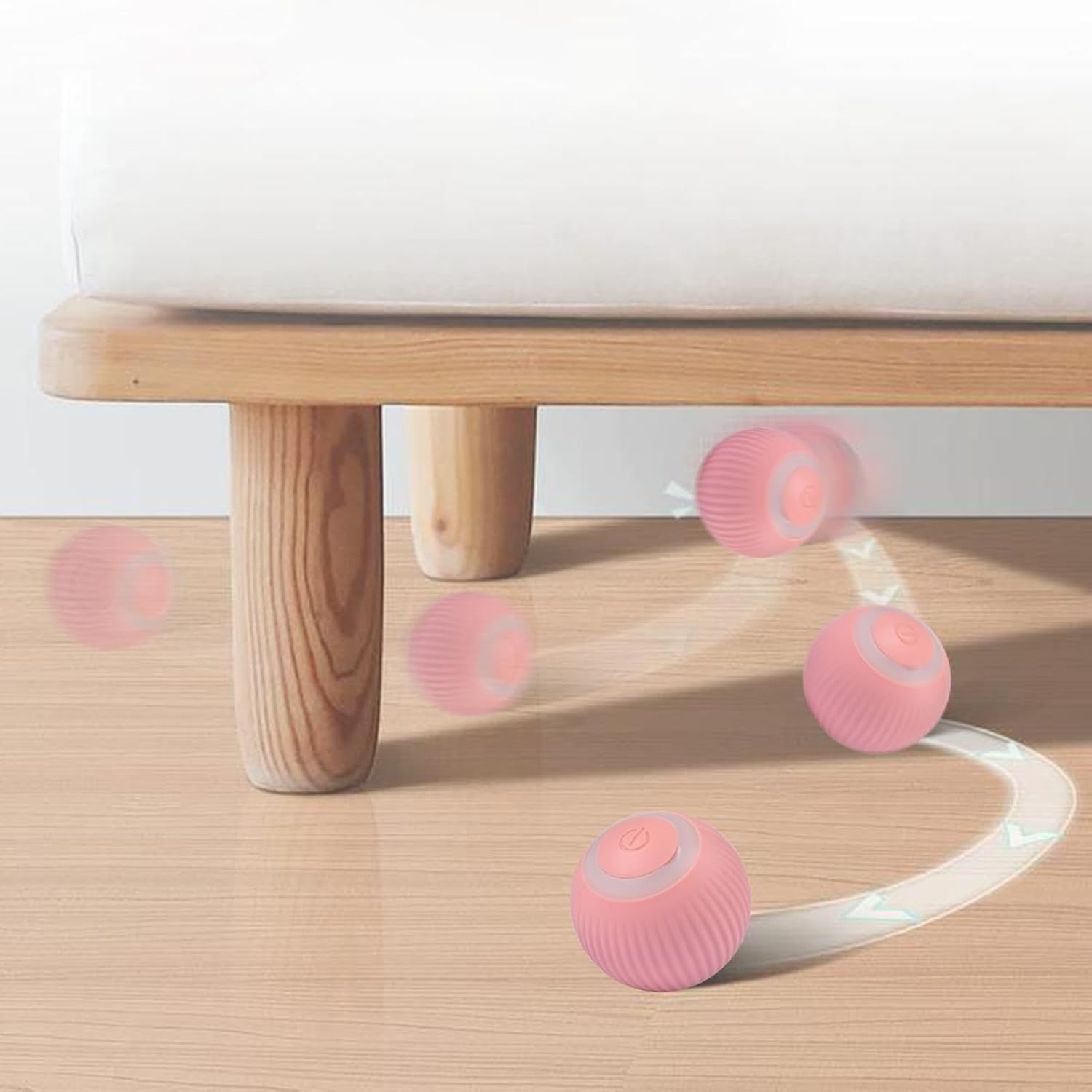 Cat Ball 2.0, Power Ball 2.0 Cat Toy, Ball for Dogs Cat, Interactive Hunting Cat Toy, Intelligent 360 Degree Active Moving Pet Ball Toy, Rolling Smart Electronic Dog Cat Ball Toy image number 5