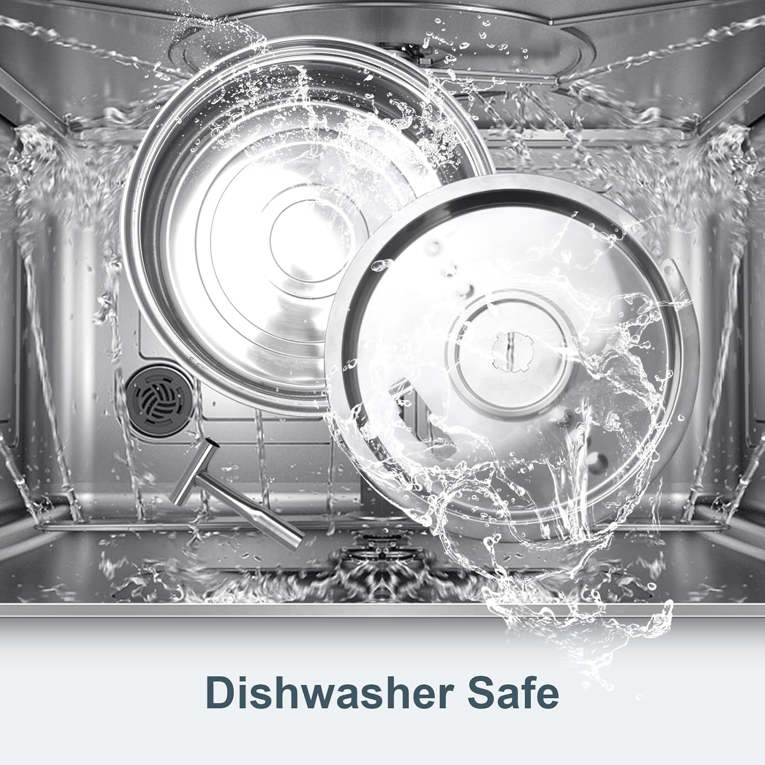 Vekonn Cat Water Fountain Stainless Steel, 1.05Gal/135Oz Pet Water Fountain with Water Level Indicator and 2-Way Spout, Cat Fountain with Quiet Pump and 3 Filters Ideal for Cats and Dogs image number 3