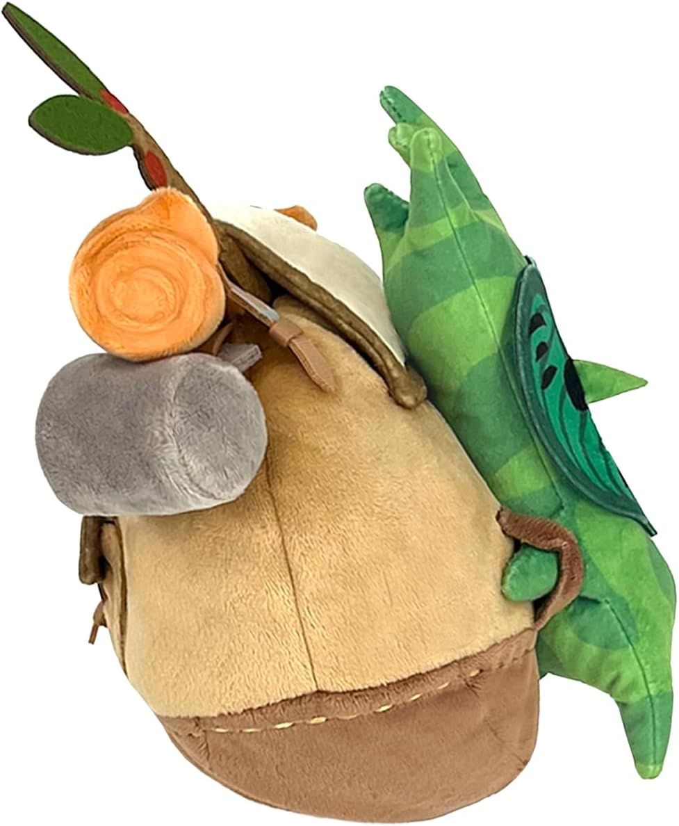 Sanei Boeki the Legend of Zelda Tears of the Kingdom Tabikorog a (Brown Backpack) W22 X D18.5 X H17Cm Plush Toy ZP04