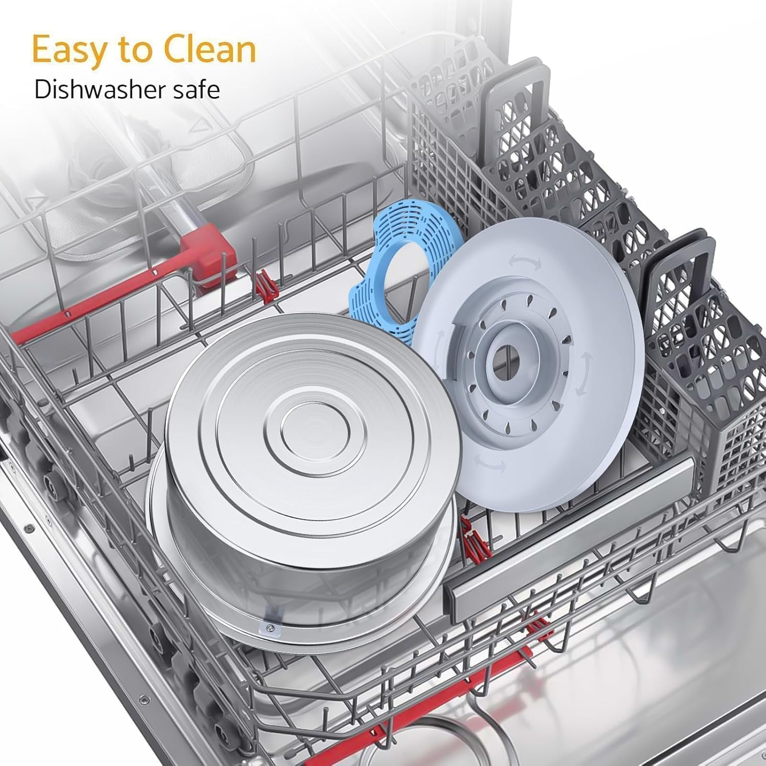 Maxetodo 4L Non Spill Dog Water Bowl, Large Capacity, Stainless Steel, anti Drip, Splash Proof, Floating Water Bowl for Dogs, Home, Car, Outdoor image number 3