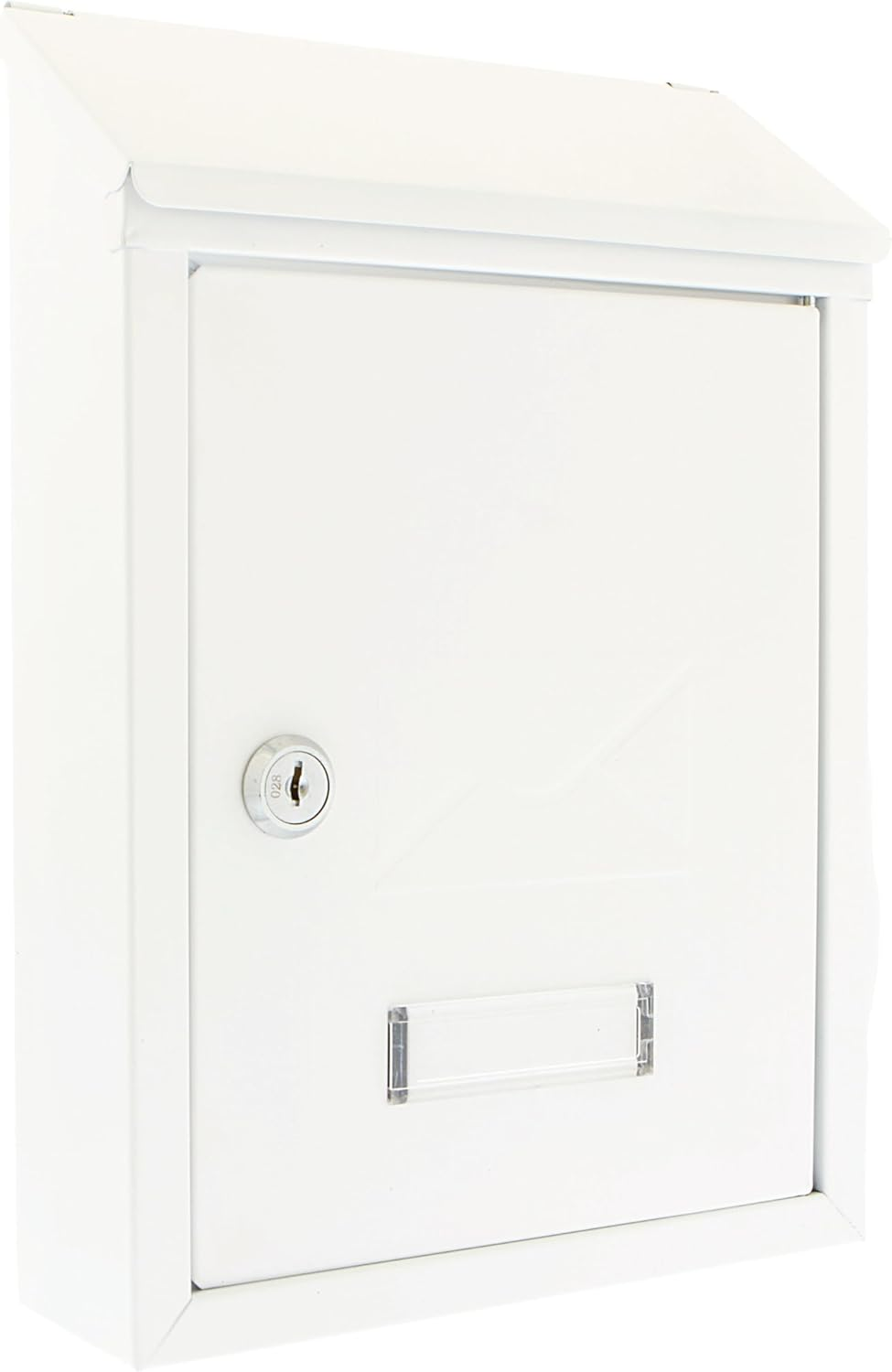 Burg-Wachter MB09BK Avon Rear Entry Wall Mounted Galvanised Steel Lockable Weatherproof Post Box - Black - 21X30X6.5Cm - Green image number 5