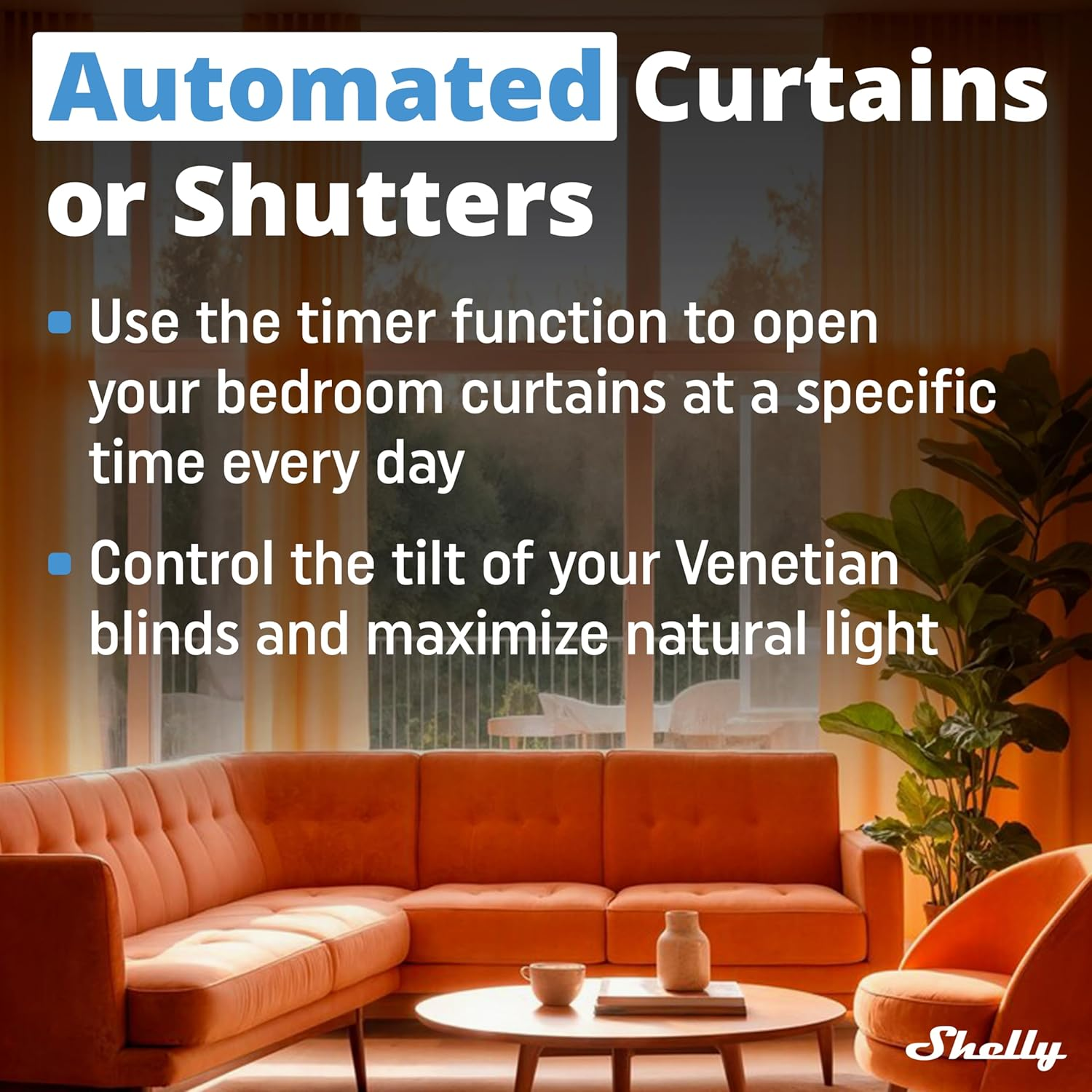 Shelly 2PM Gen3 Smart Roller Shutter Switch, Power Metering, 2-Channel 16A, Wi-Fi & Bluetooth, Motorized Blinds/Curtains Control, Alexa/Google Home Compatible, Ios/Android App (4 Pack) image number 4