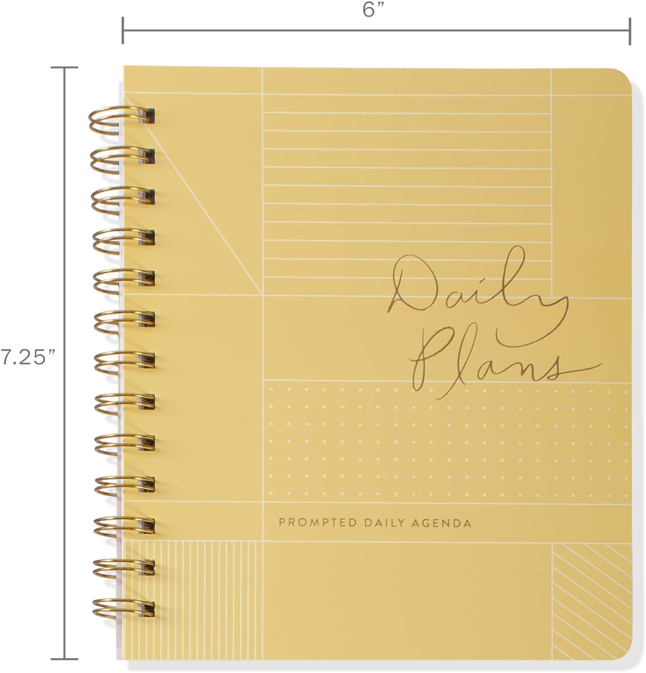 Fringe Non-Dated Daily Planner, 160 Pages, 6 X 7.25 Inches, PAS Daily Grid (877101) image number 1