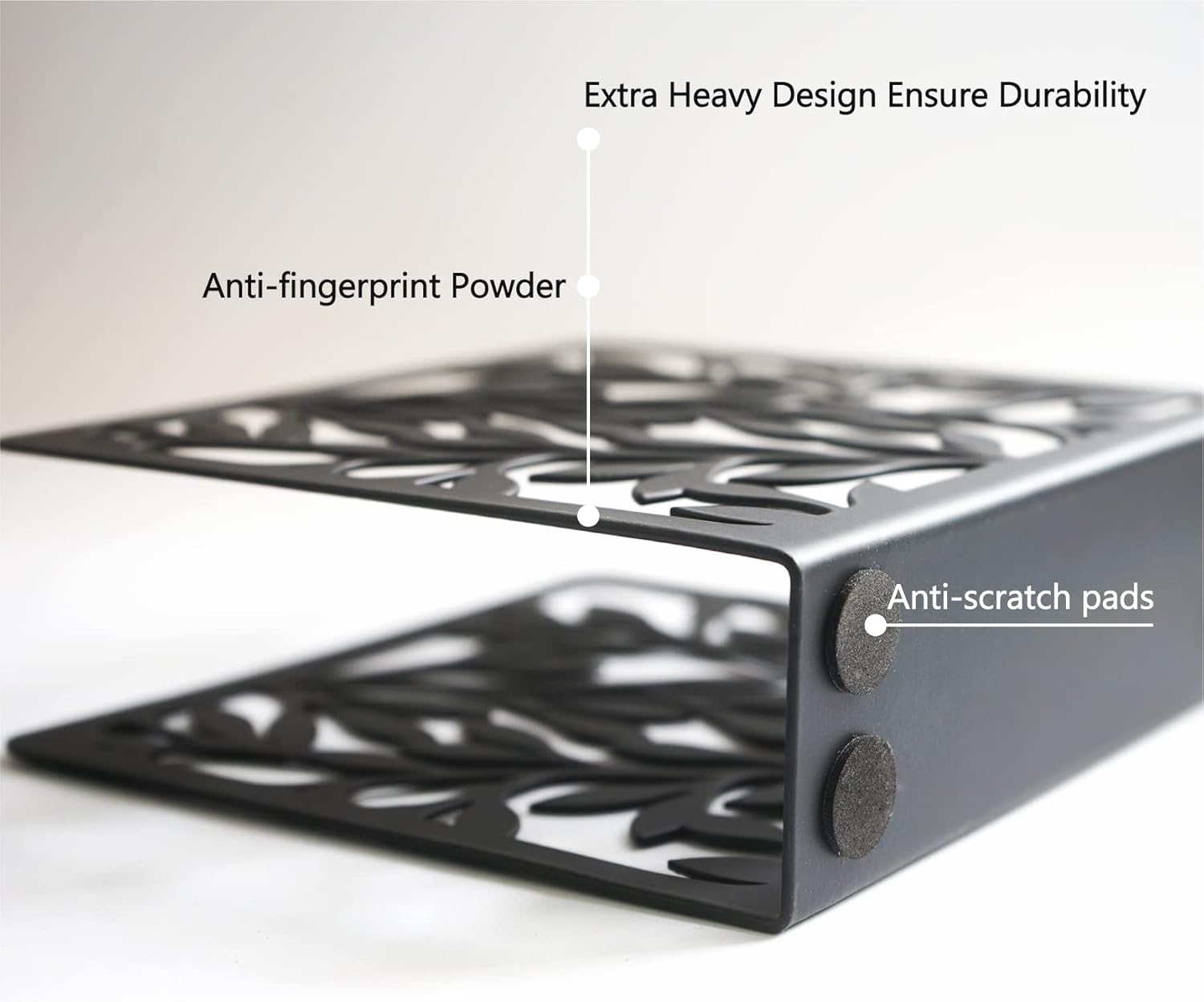 Metal Modern Leaves Silhouette Tabletop Napkin Holder for Table/Freestanding Tissue Dispenser