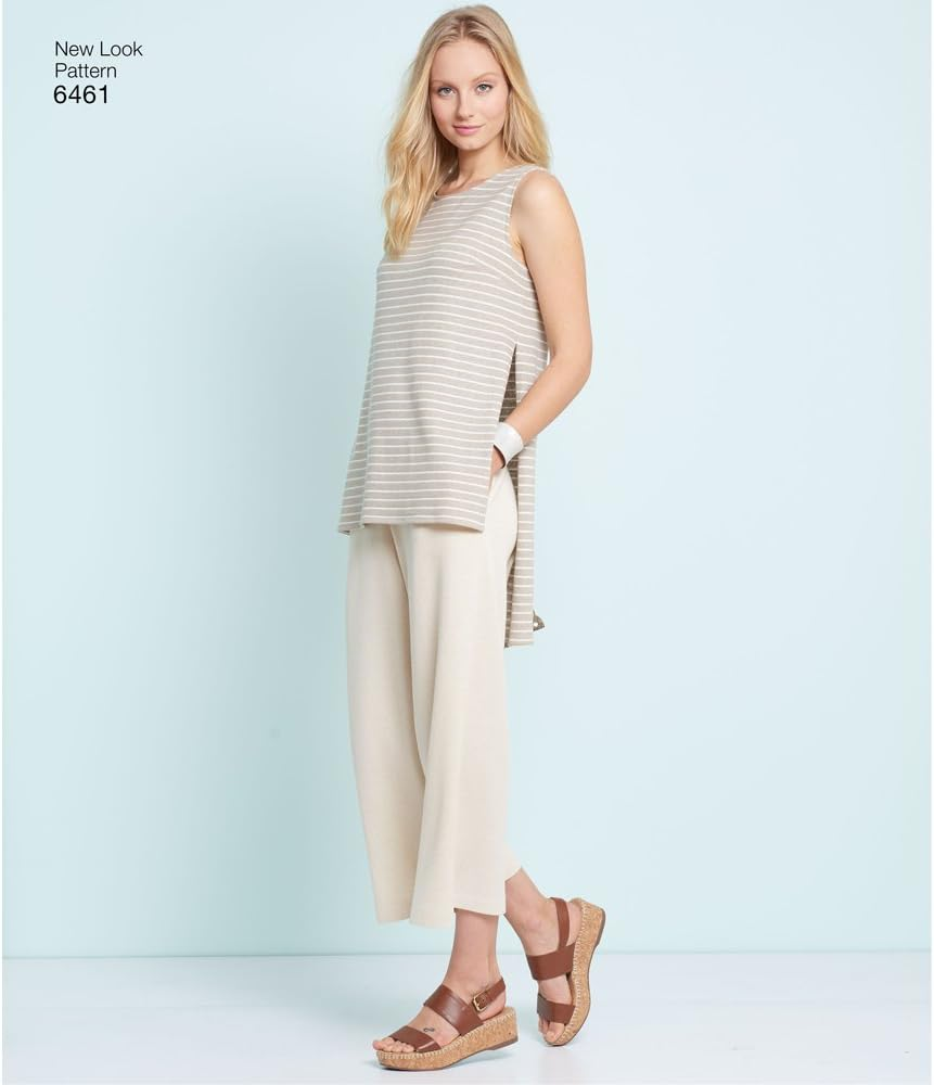 Newlook 6461 Misses' Sewing Pattern Dress, Tunic, Top and Cropped Pants, Size 6-8-10-12-14-16-18 image number 2