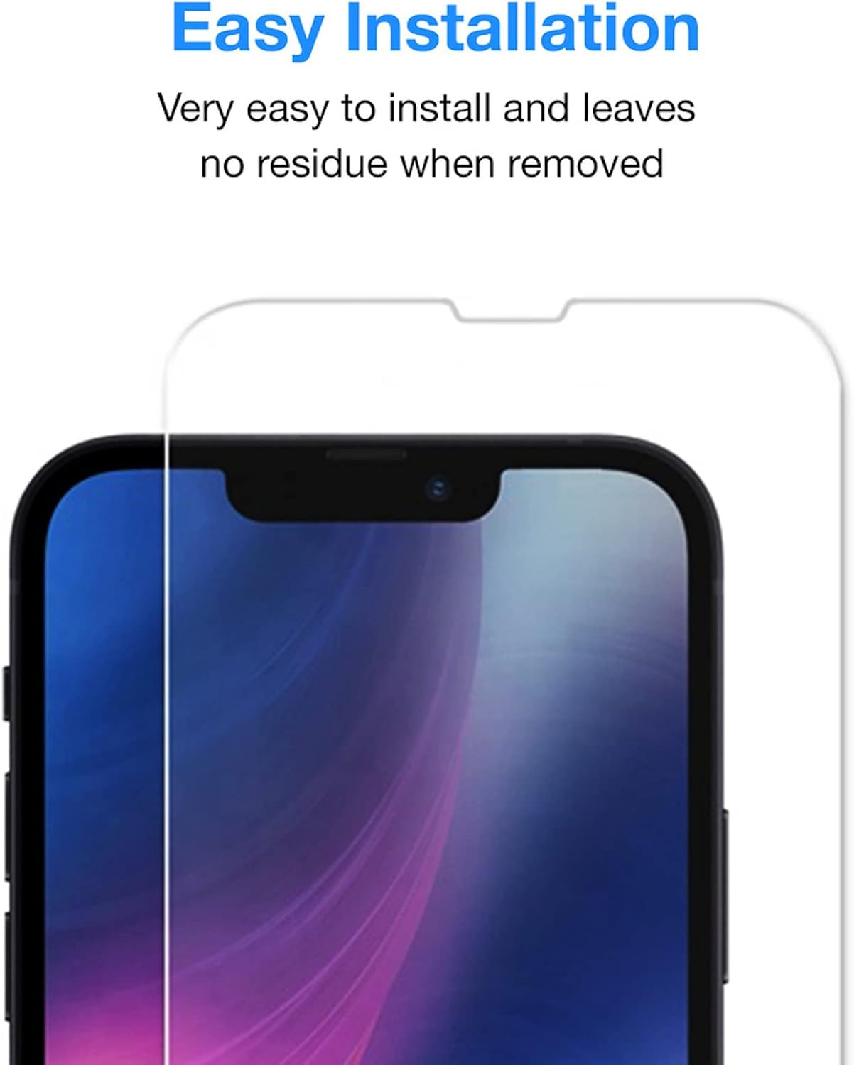 9H Tempered Glass Screen Protector Guard for Apple Iphone 17 Front