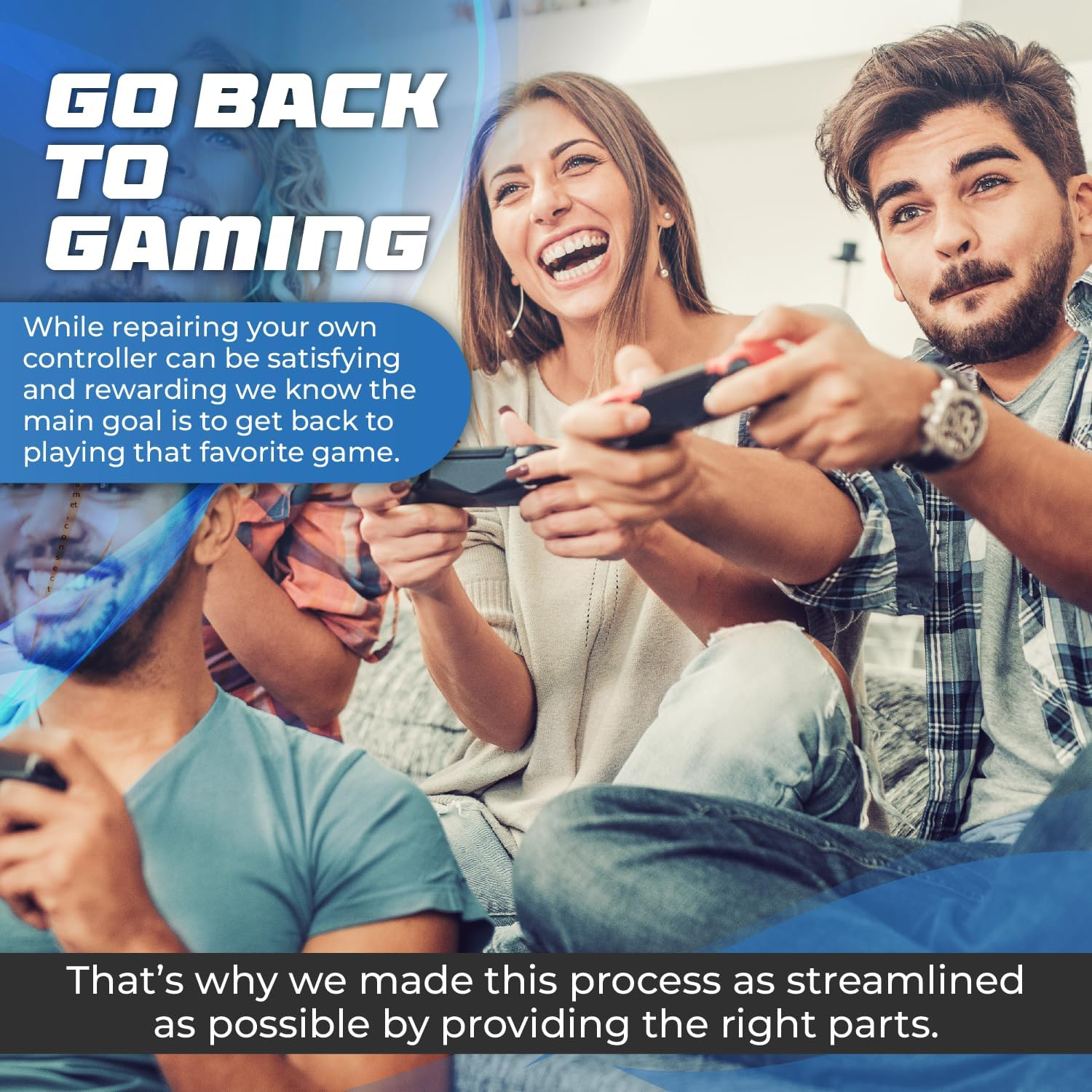 SOSS Gaming 2020 Upgraded Bumpers Replacement Kit - Ultra Durable Version - Comes with T6 T8 Screwdriver Repair and Fix - Compatible with Xbox One Elite Controller - LB RB Button Triggers Parts image number 4