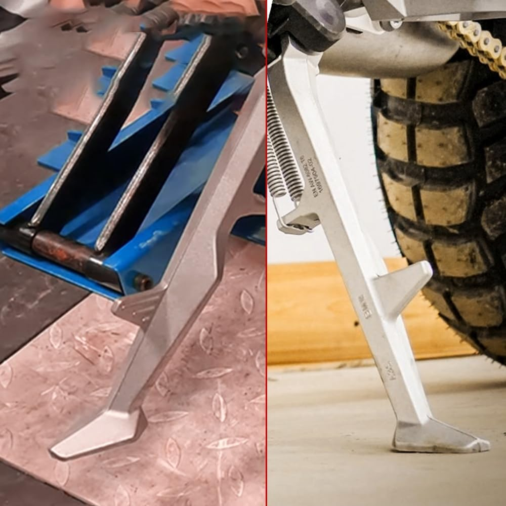 ZEXDDI for B&MW F900GS F 900 GS F 900GS 2023 2024 Motorcycle CNC Aluminium Kickstand Foot Side Stand Magnification Plate Extension Pad F900 GS 2025 Accessories