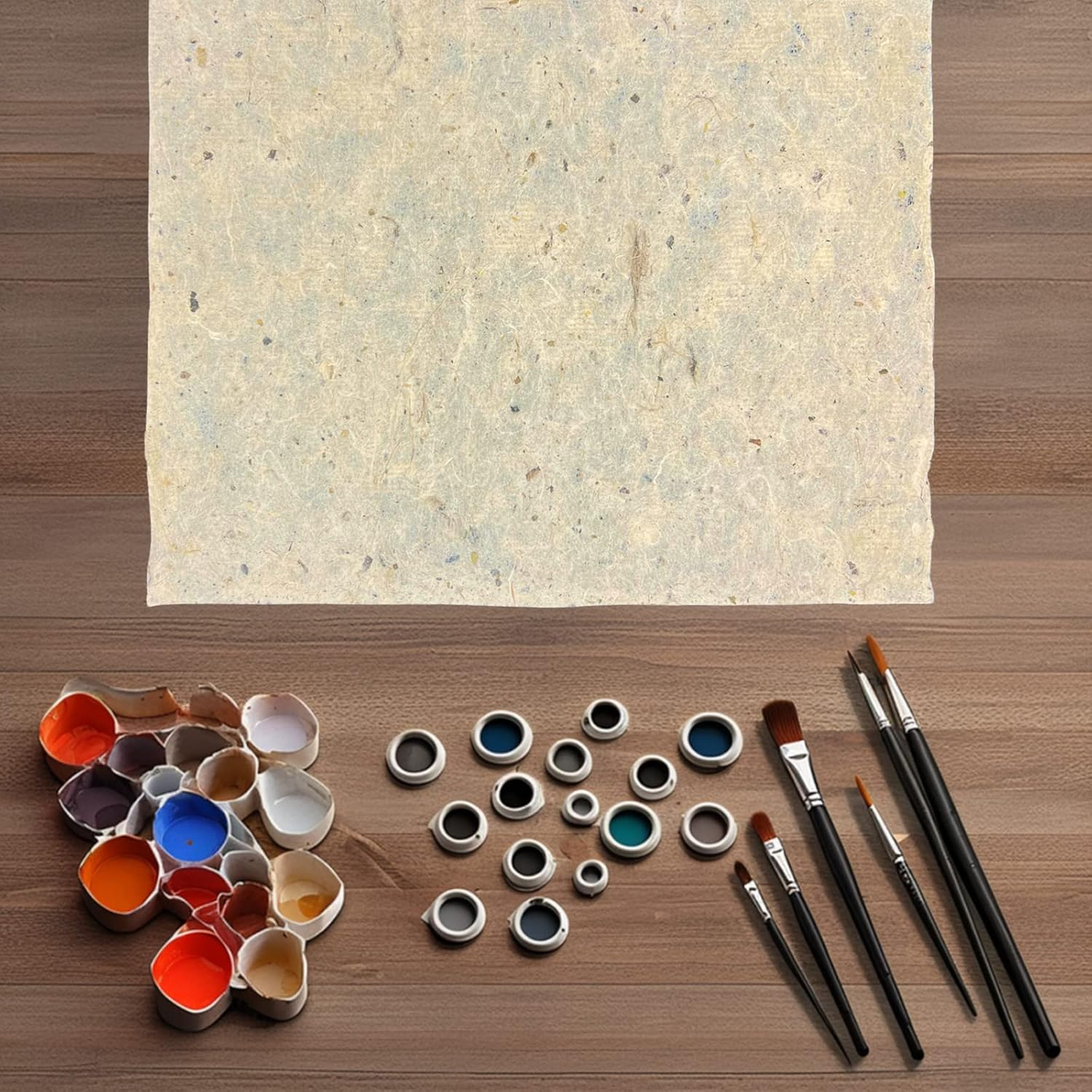 Lighufeic 50 Sheets Mulberry Paper Tissue Art Craft - Origami, Decoupage, DIY Crafts & Gift Wrap (8 X 11 Inch) image number 5