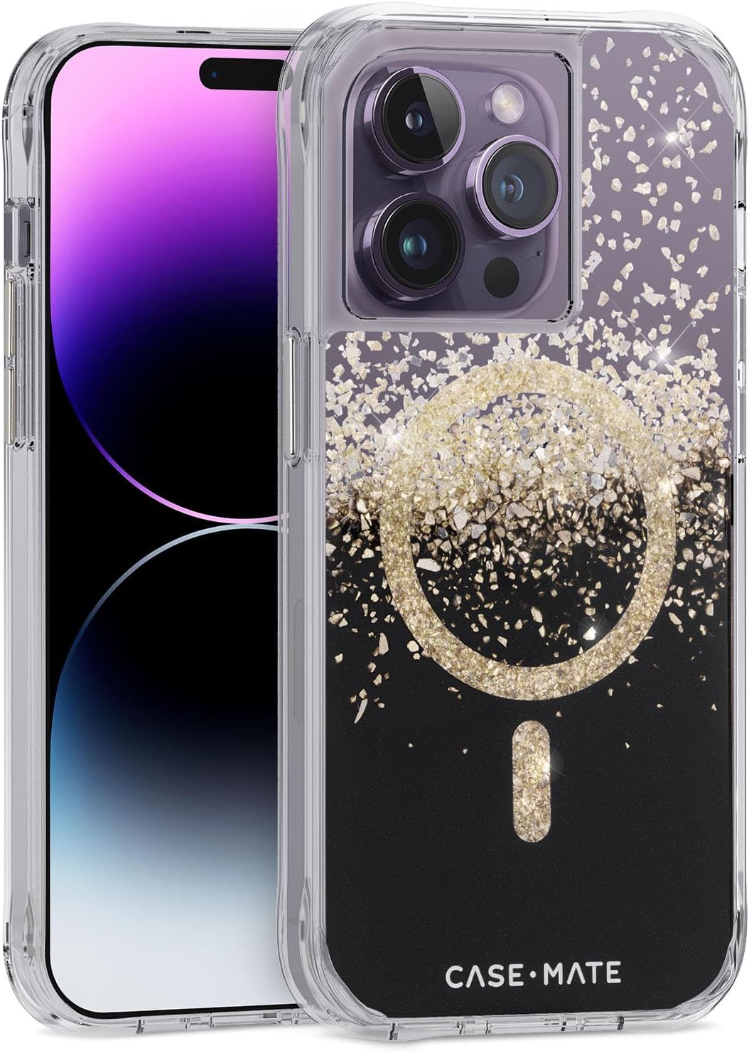 Case-Mate Iphone 14 Pro Case - Twinkle Diamond [10Ft Drop Protection] [Compatible with Magsafe] Magnetic Cover with Cute Bling Sparkle for Iphone 14 Pro 6.1", Anti-Scratch, Shock Absorbent, Slim Fit image number 1