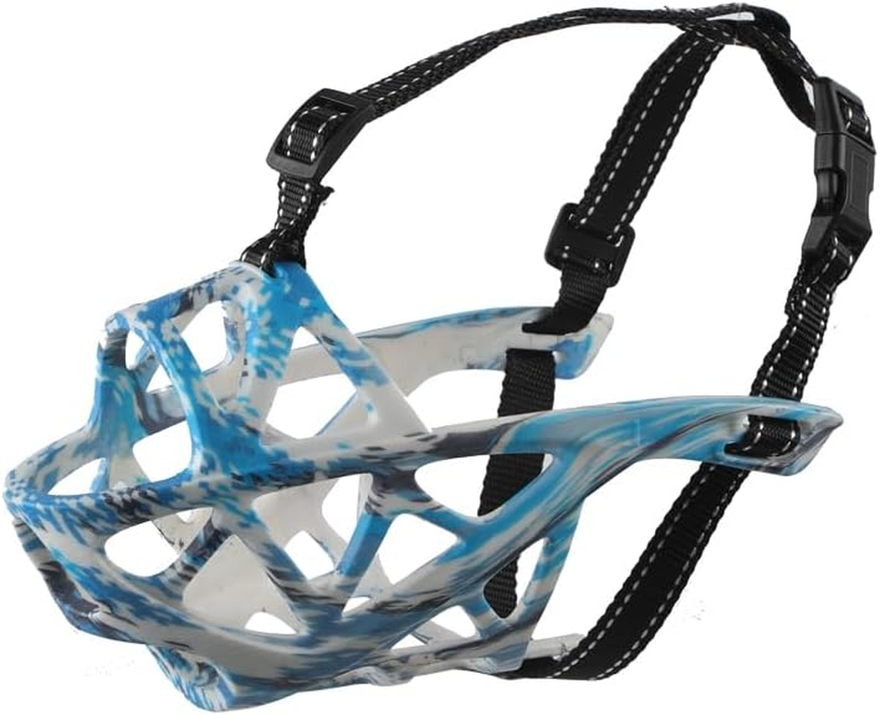 NALEINING Dog Muzzle, Professional Muzzle for Dogs, Anti-Bite and Anti-Bark, Allows Drinking and Panting (Large,Black)