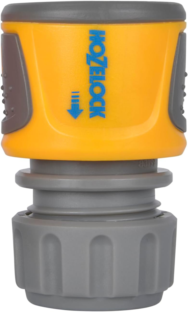 Hozelock 2070 0000 Hose Connector, Yellow/Grey, 1/2-Inch image number 1