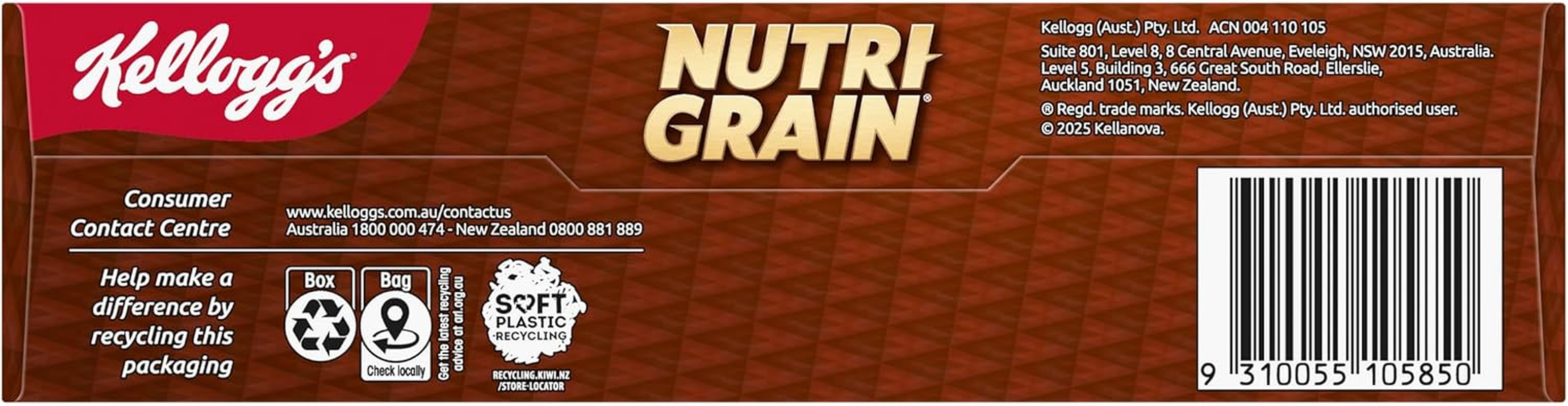 Kellogg'S Nutri-Grain Original Breakfast Cereal 470 G image number 4
