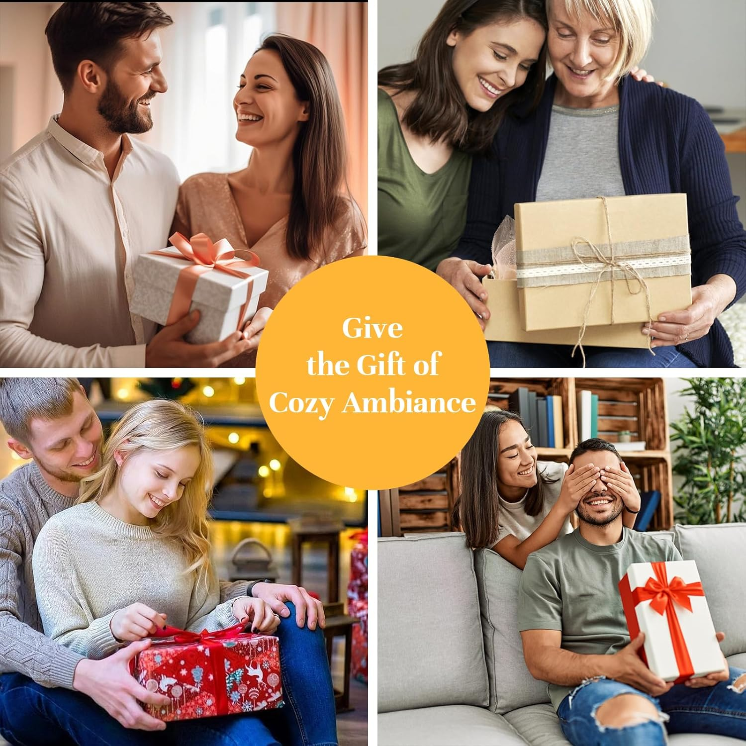 Candle Warmer Lamp with Timer, Adjustable Height Wax Warmer, Candle Lamp Warmer for Scented Wax for Home Decor Birthday Gifts with 2 Bulbs Elliptical Base image number 4