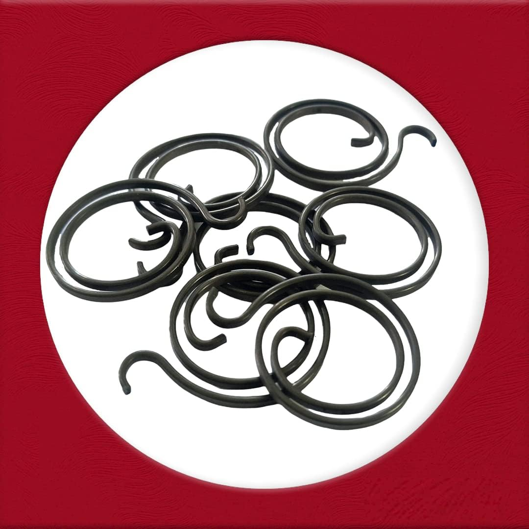 2 Turn Door Handle Springs Coil Replacement with 2Mm Thickness (Pack of 10) image number 3