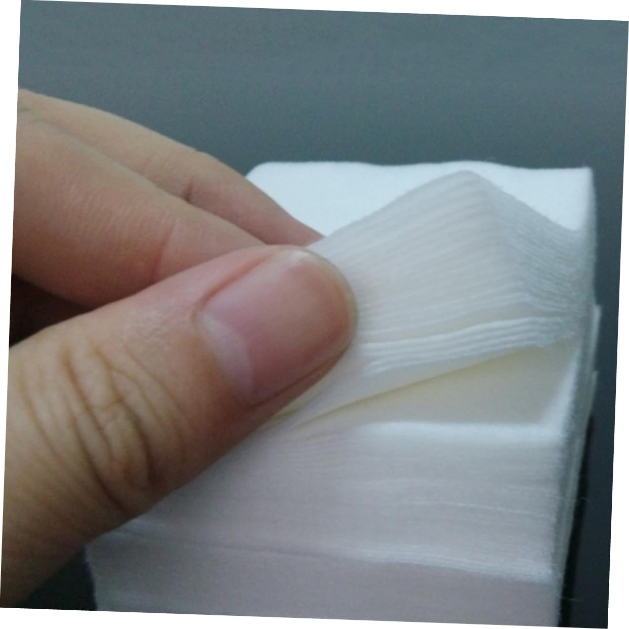 FRCOLOR Verified Australian Cotton Makeup Removal Pads 400Pcs Gentle Soft Absorbent Ideal for Face Nail Art image number 5