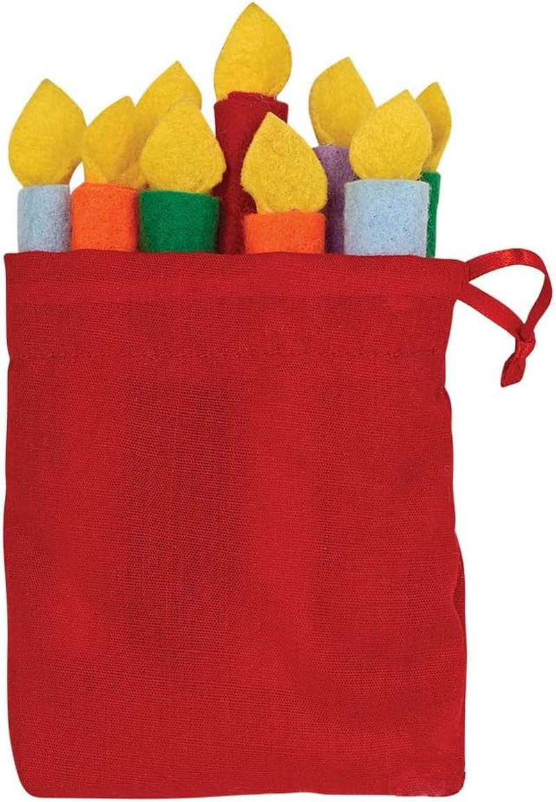 Aviv Judaica Plush Hanukkah Menorah - Musical Menorah Plays 2 Classic Hanukkah Melodies Includes Removable Candles & Candle Bag image number 1