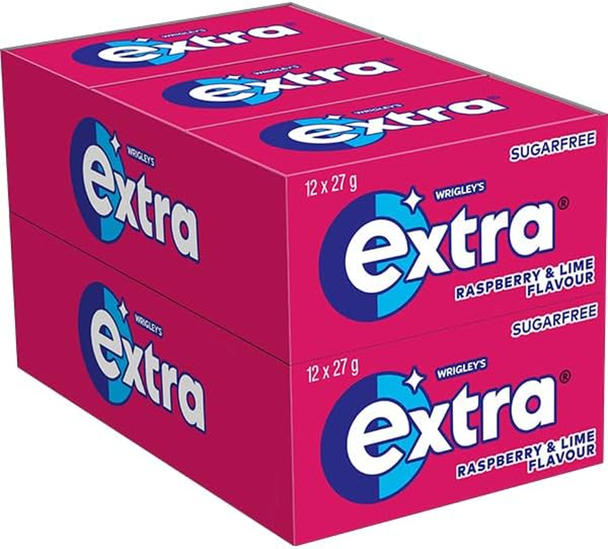 Extra Raspberry & Lime Sugar Free Chewing Gum 648 G (Pack of 24) image number 6