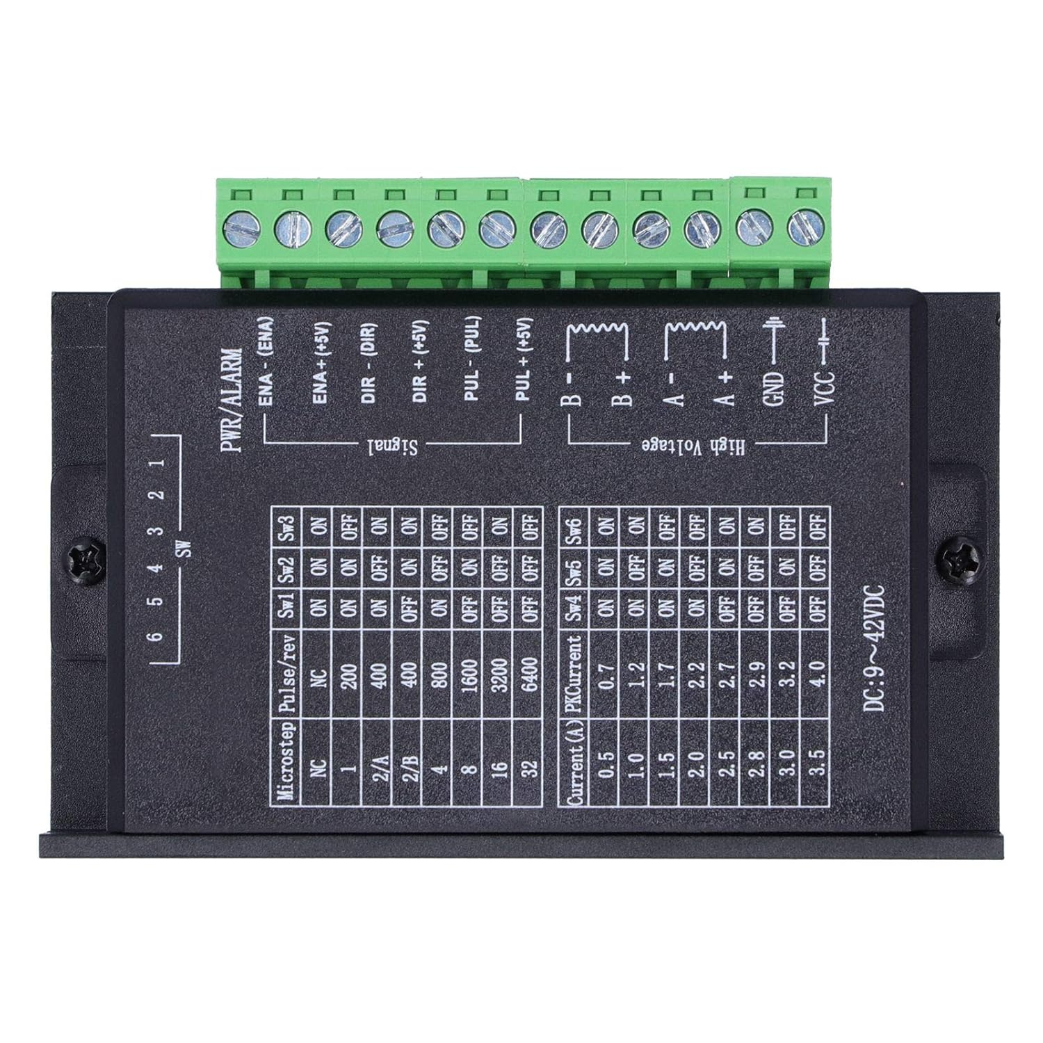 TOPINCN TB6600 4A Stepper Motor Driver High-Precision CNC Engraving Machine Mechanical Equipment DC9-40V for 42/57/86 Stepper Motors