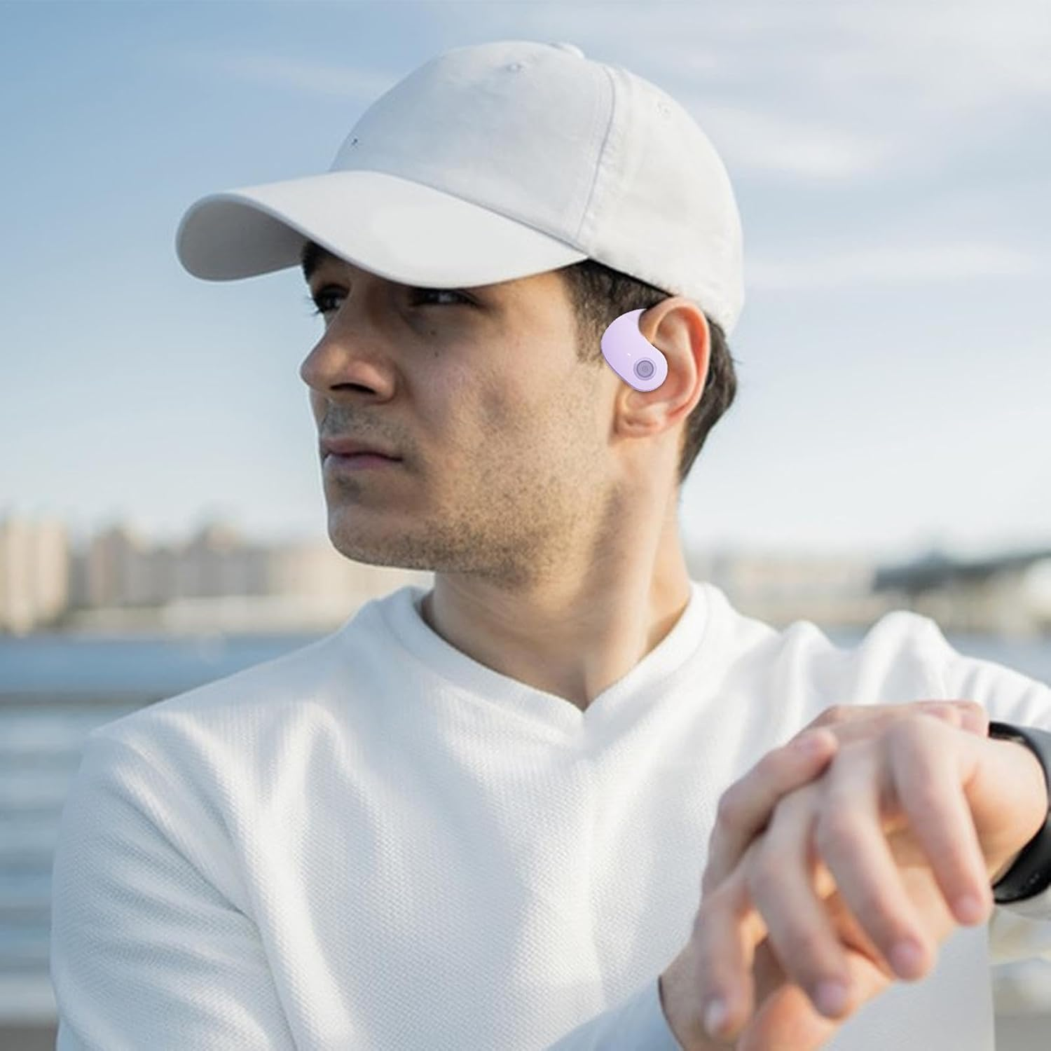 Awaze Labs X15 Pro Earbuds | Waterproof Wireless Awaze Labs Earbuds | Ergonomic Ear-Mounted Earphone | Intelligent Noise Reduction for Phone Laptop image number 6