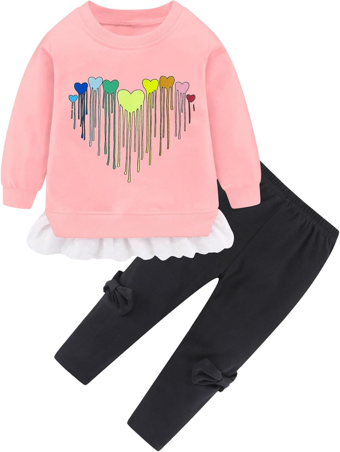 Bomdeals Adorable Cute Toddler Baby Girl Clothing 2Pcs Outfits