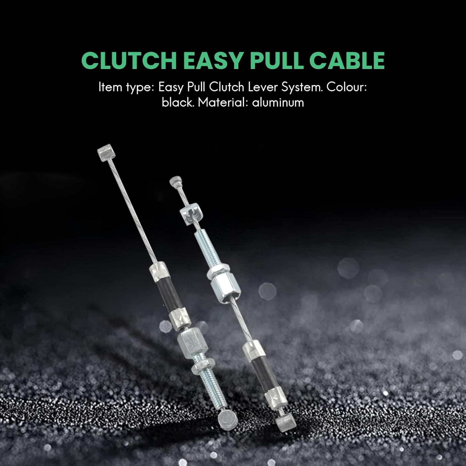 Tuperoymse Motorcycle Stunt Clutch Lever Easy Pull Cable System for Dirt Bike Parts image number 5