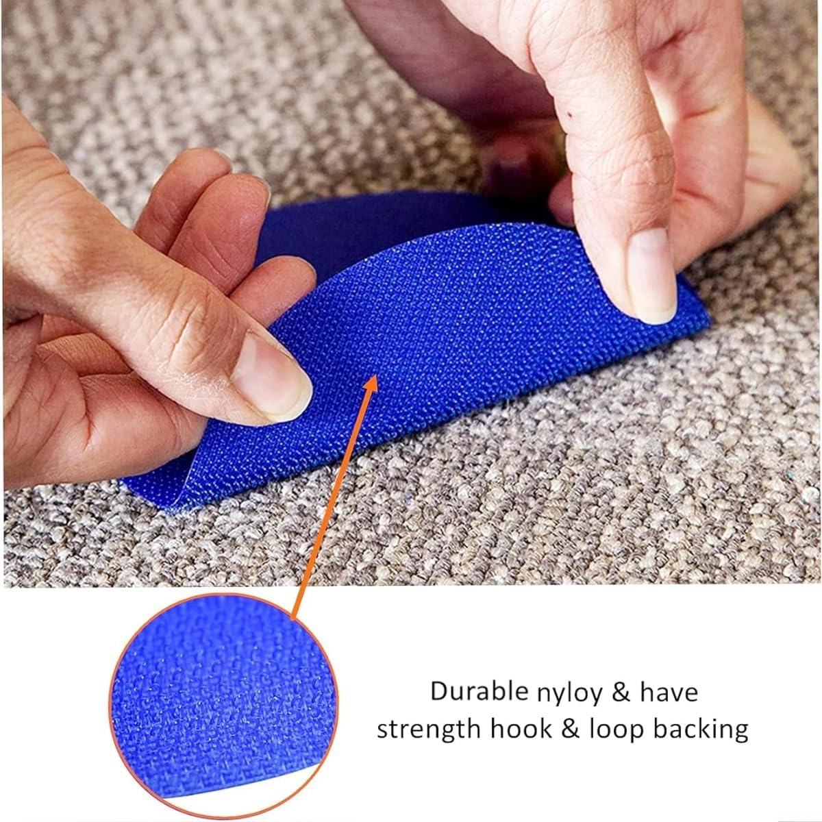 Gewaha 36Pcs Velcro round Carpet Spot Marker, Multipurpose Floor Circle Spots Nylon Carpet Markers for Teacher, Floor Dots and Sport Activities